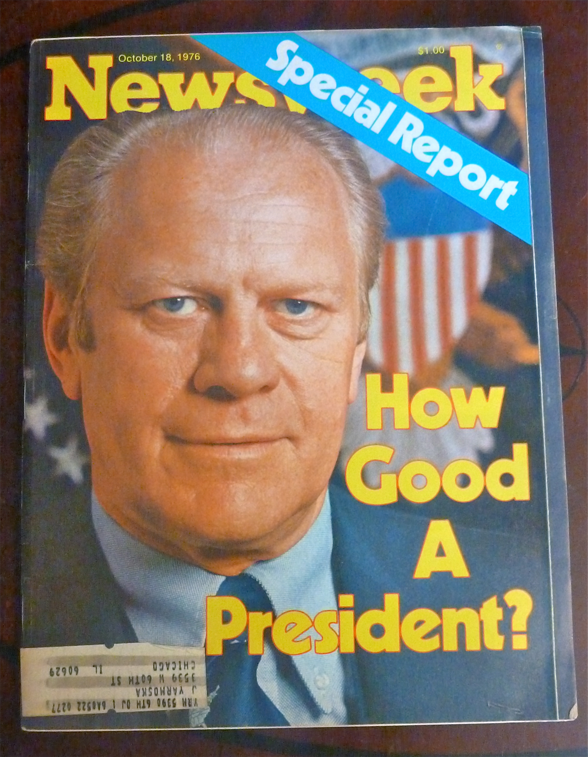 Newsweek Magazine-October 18, 1976-Gerald Ford