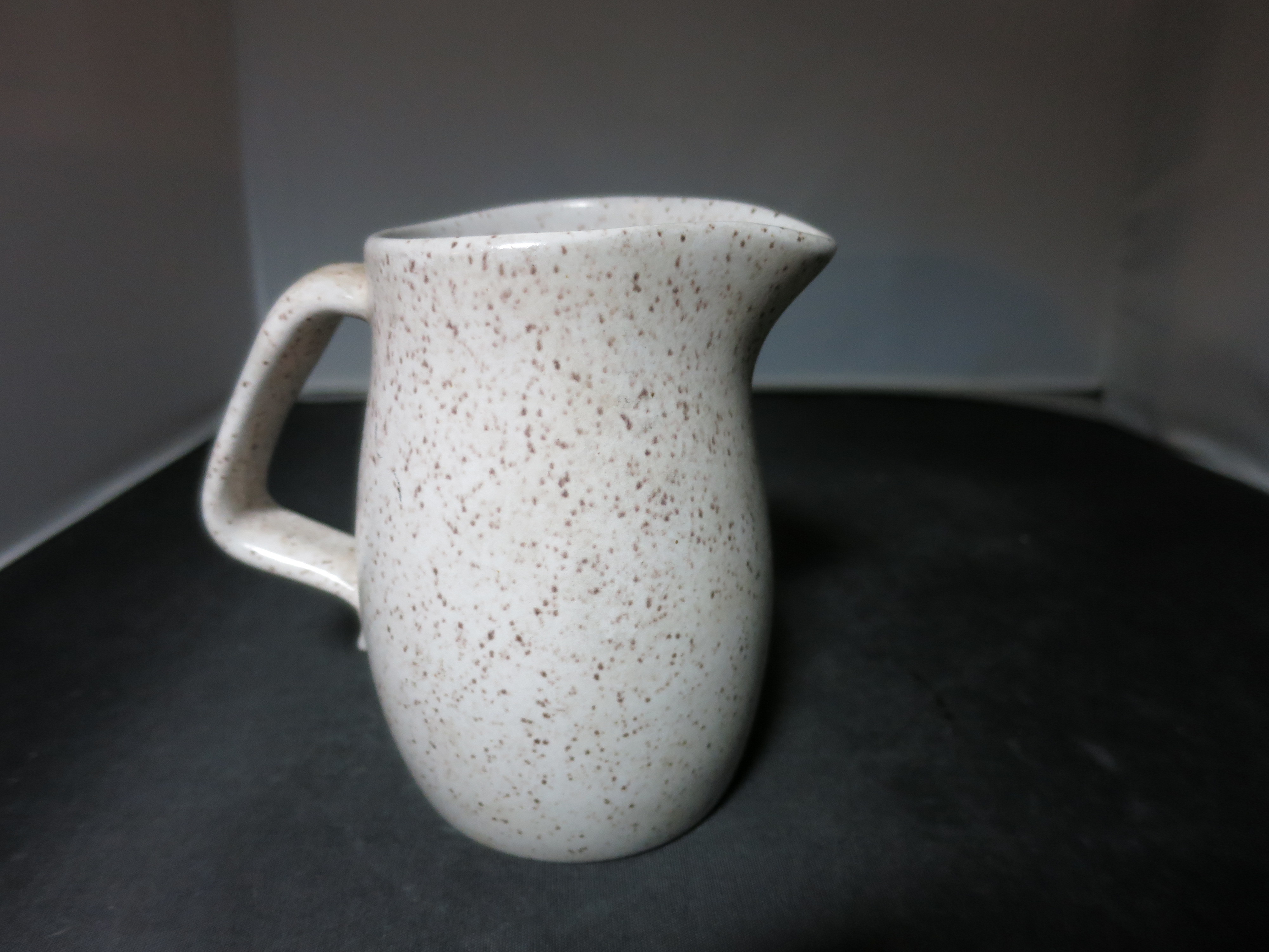 Onion River Pottery syrup pitcher
