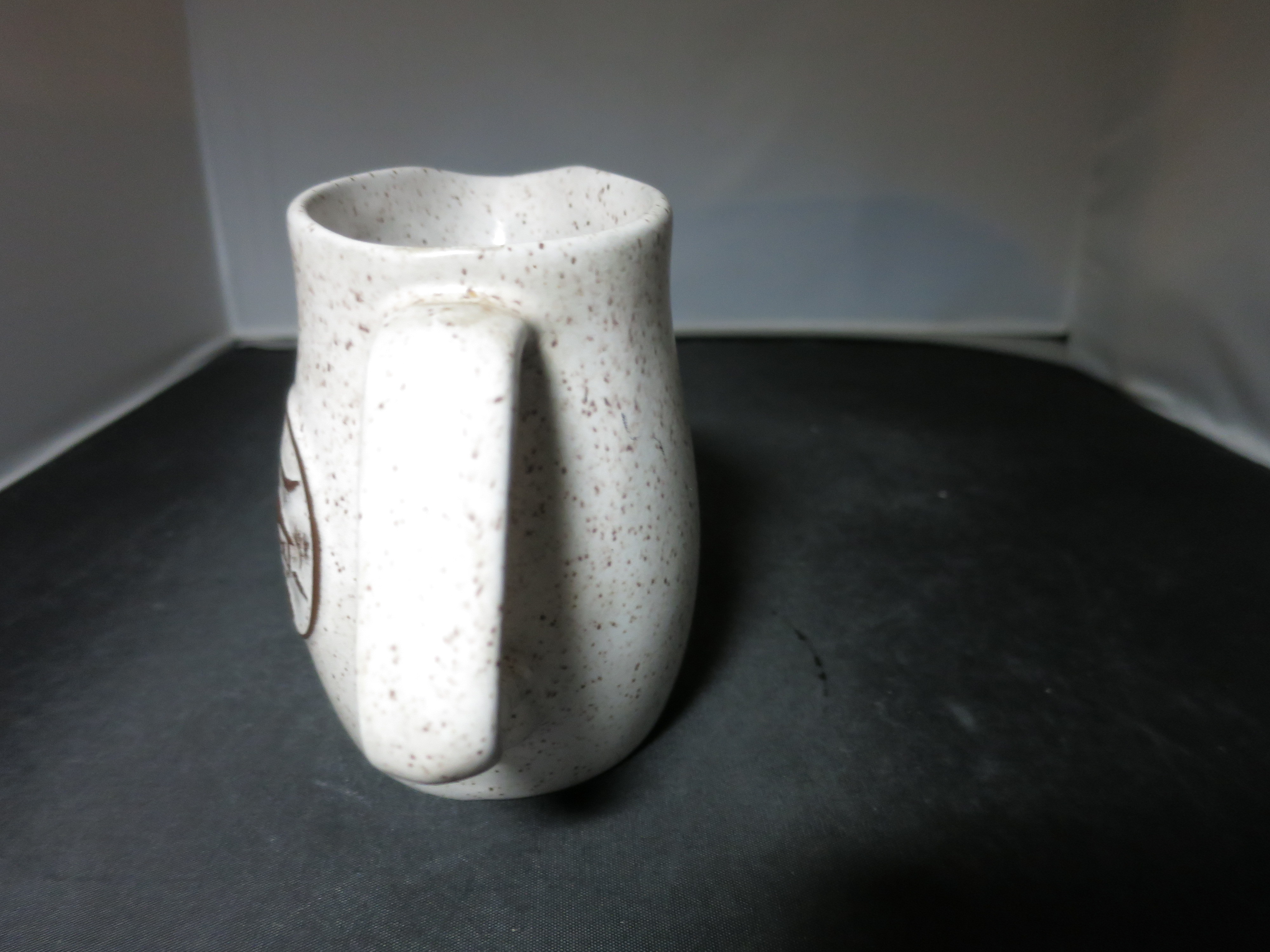 Onion River Pottery syrup pitcher
