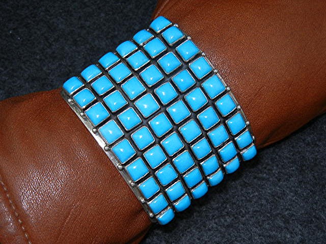 Paul Livingston Sterling Silver Sleeping Beauty Turquoi