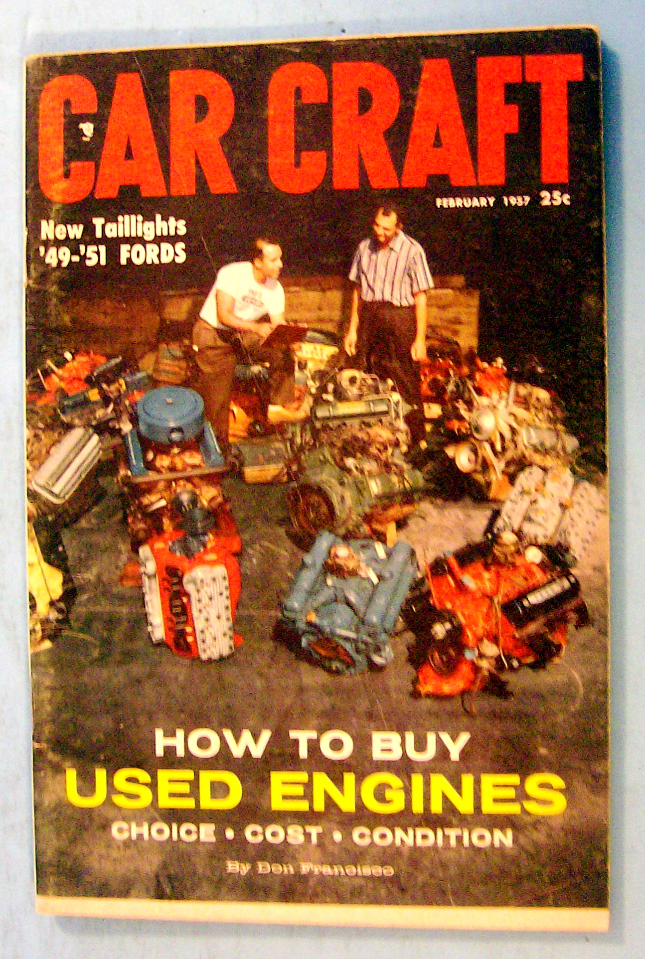 Car Craft February 1957 How To Buy Used Engines