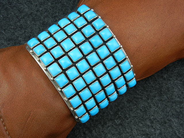 Paul Livingston Sterling Silver Sleeping Beauty Turquoi