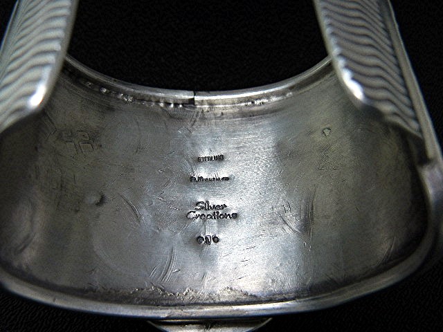 David Troutman Sterling Silver Kingman Turquoise Bracel