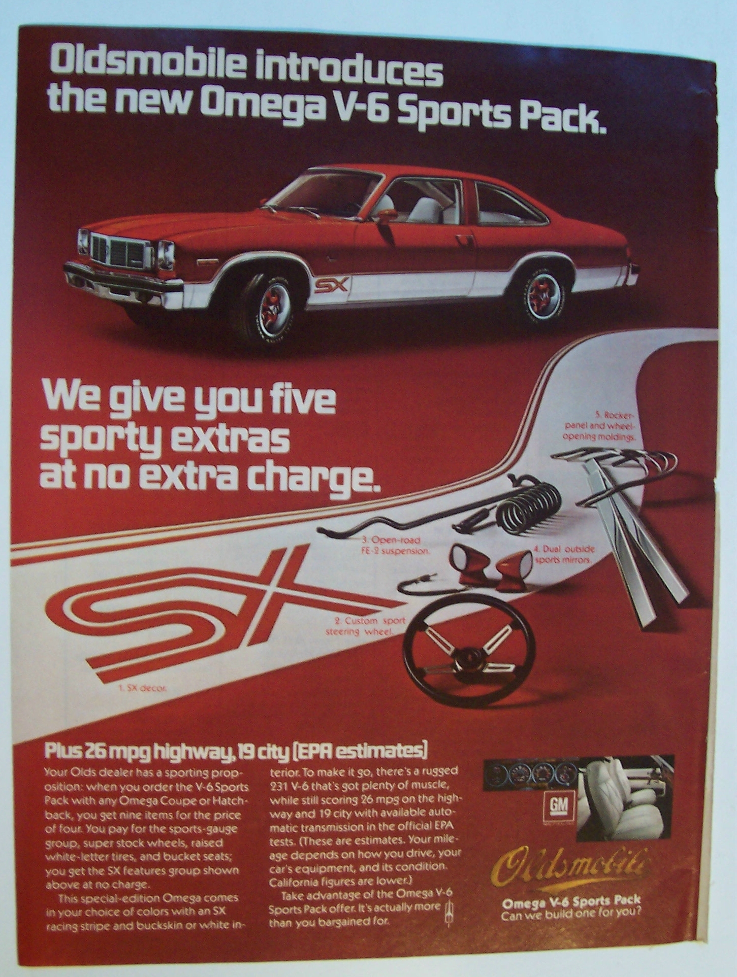 1977 Oldmobile Omega V - 6 Sports Pack