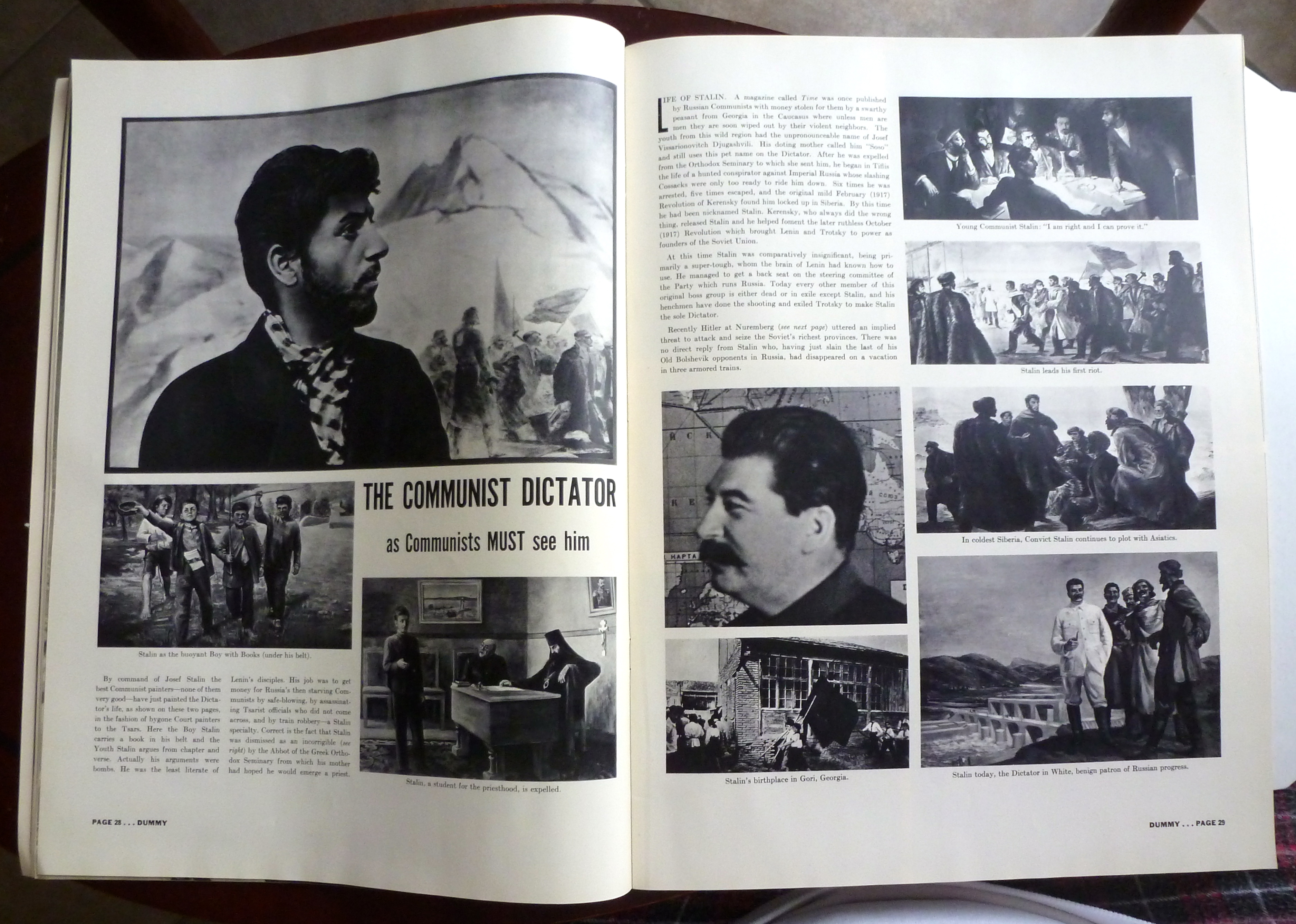 September 24, 1936 Life Magazine Rehearsal Dummy