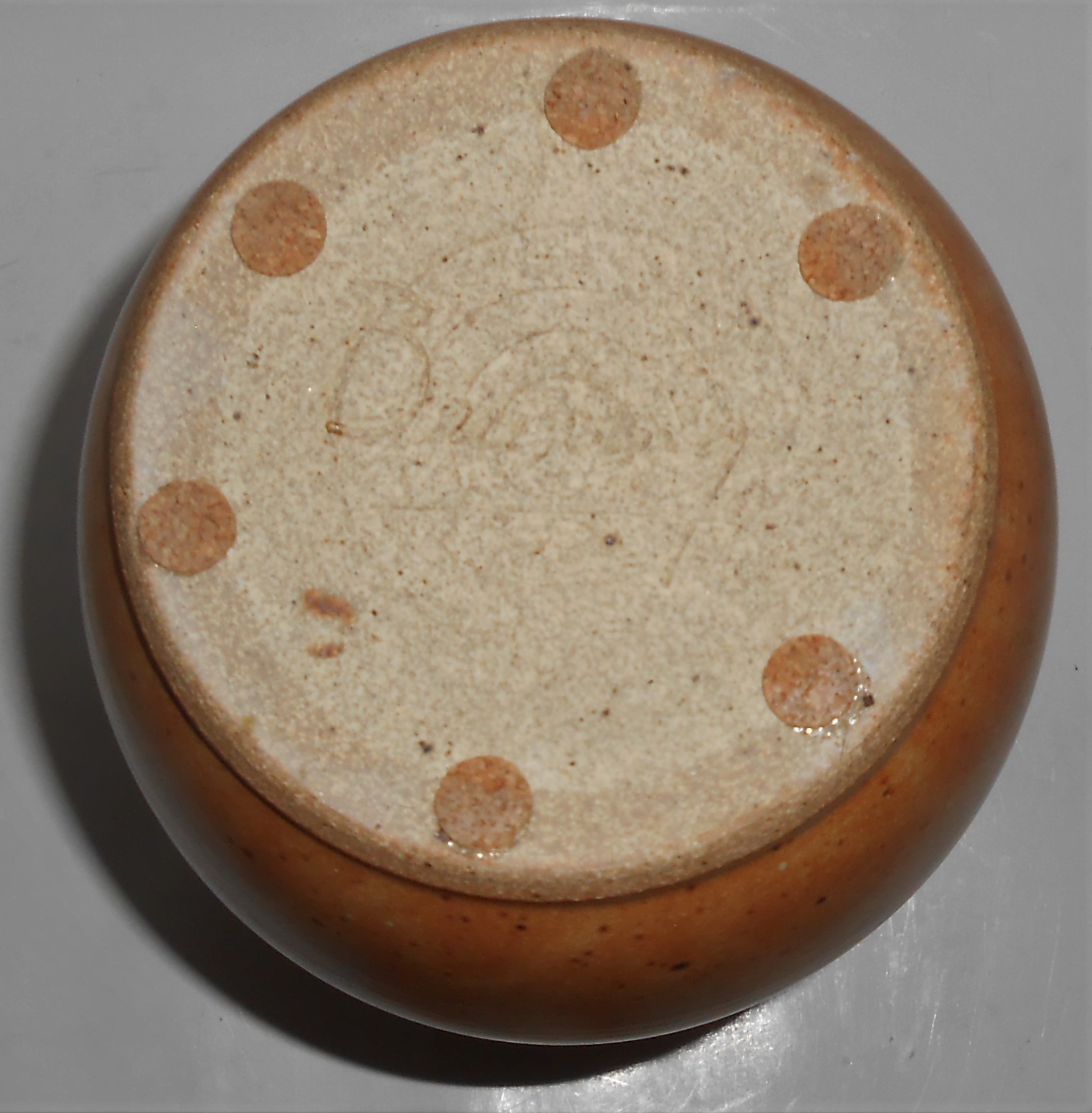Early Bruning Studio Pottery Seattle 12-1/4in Vase