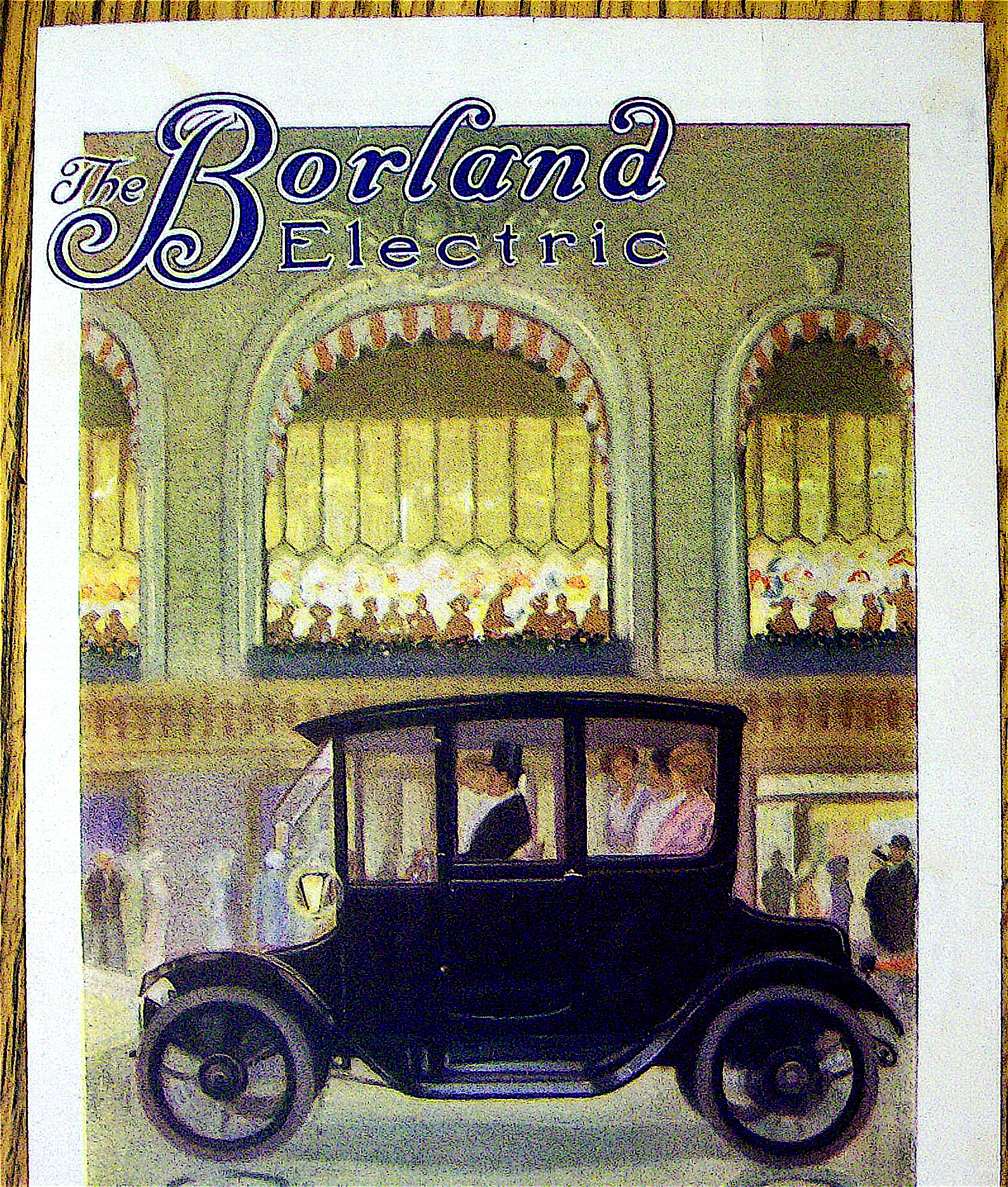1913 The Borland Electric with the Borland Coupe