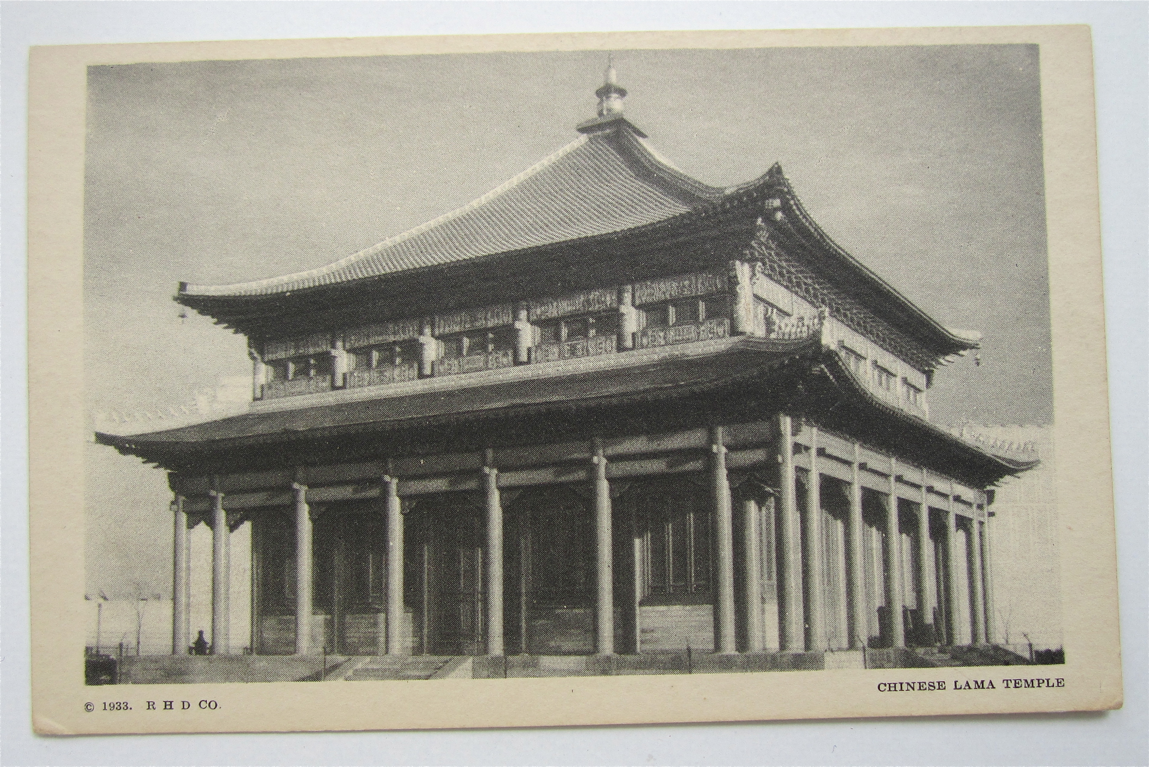 Chinese Lama Temple Postcard