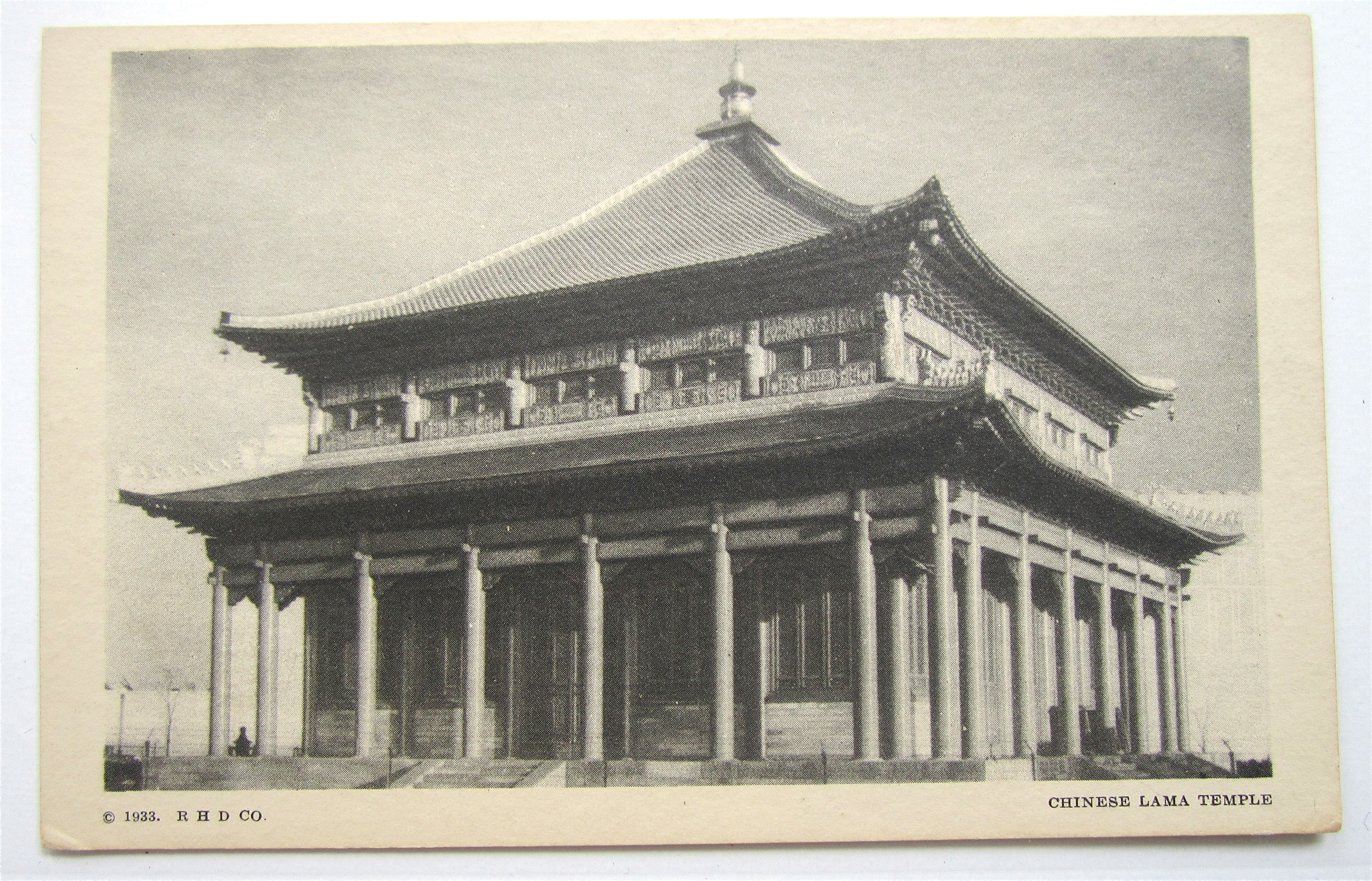 Chinese Lama Temple Postcard