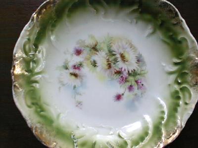 Ornate Berry Bowls German Bone China Floral