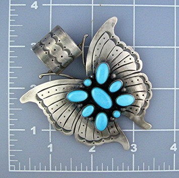 D Livingston Sleeping Beauty Turquoise Sterling Silver