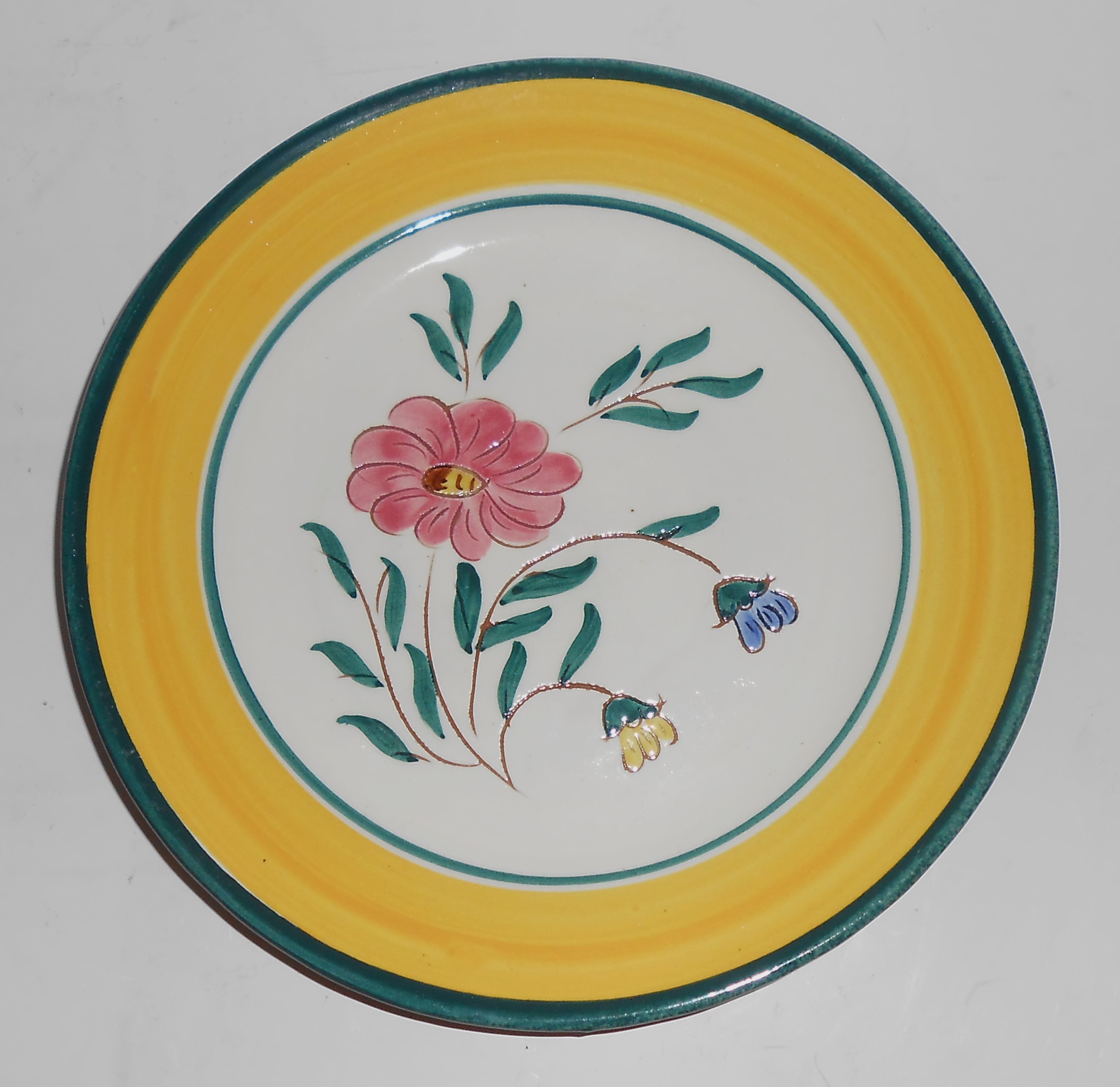 Stangl Pottery Terra Rose Flora Salad Plate