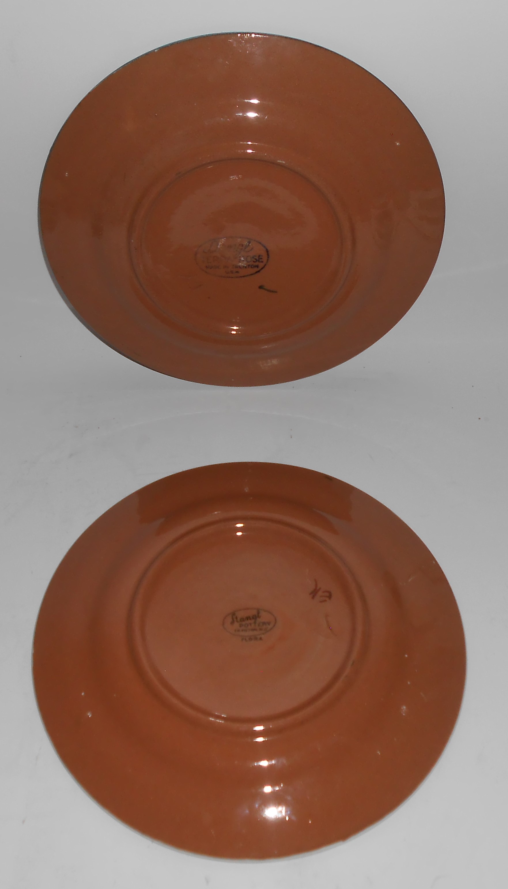 Stangl Pottery Terra Rose Flora Salad Plate
