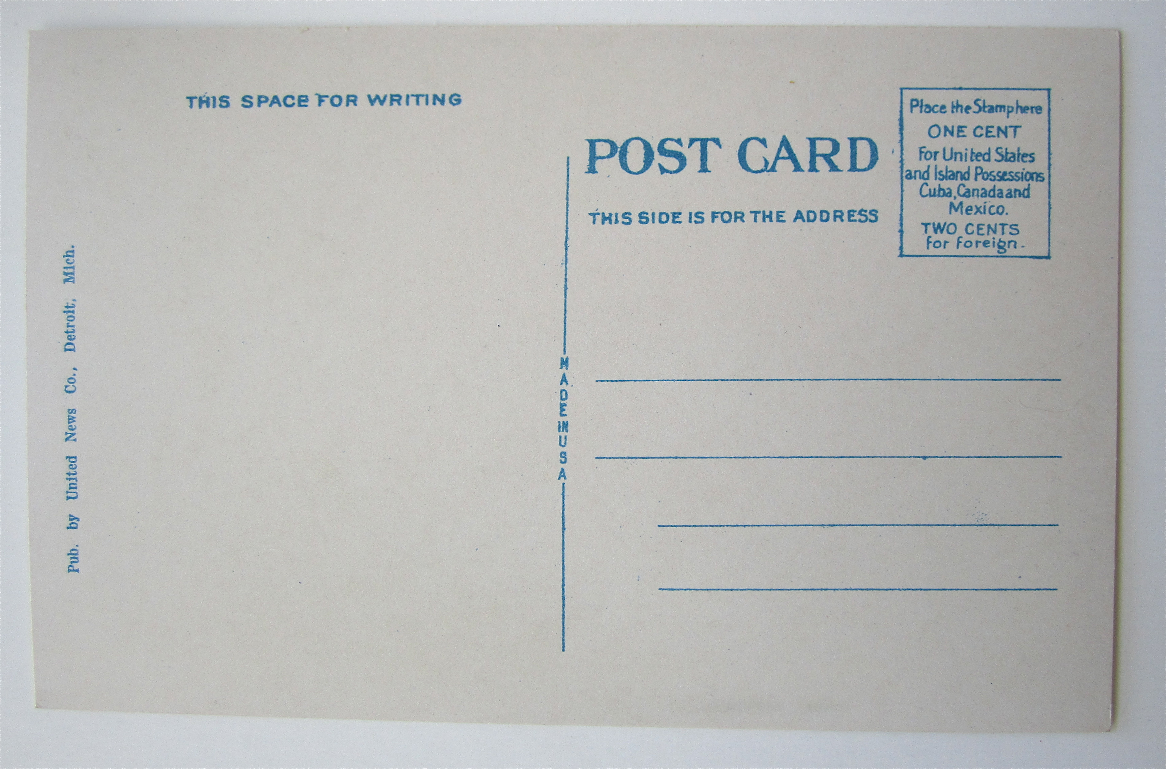 Ambassador Bridge, Detroit, Michigan Postcard