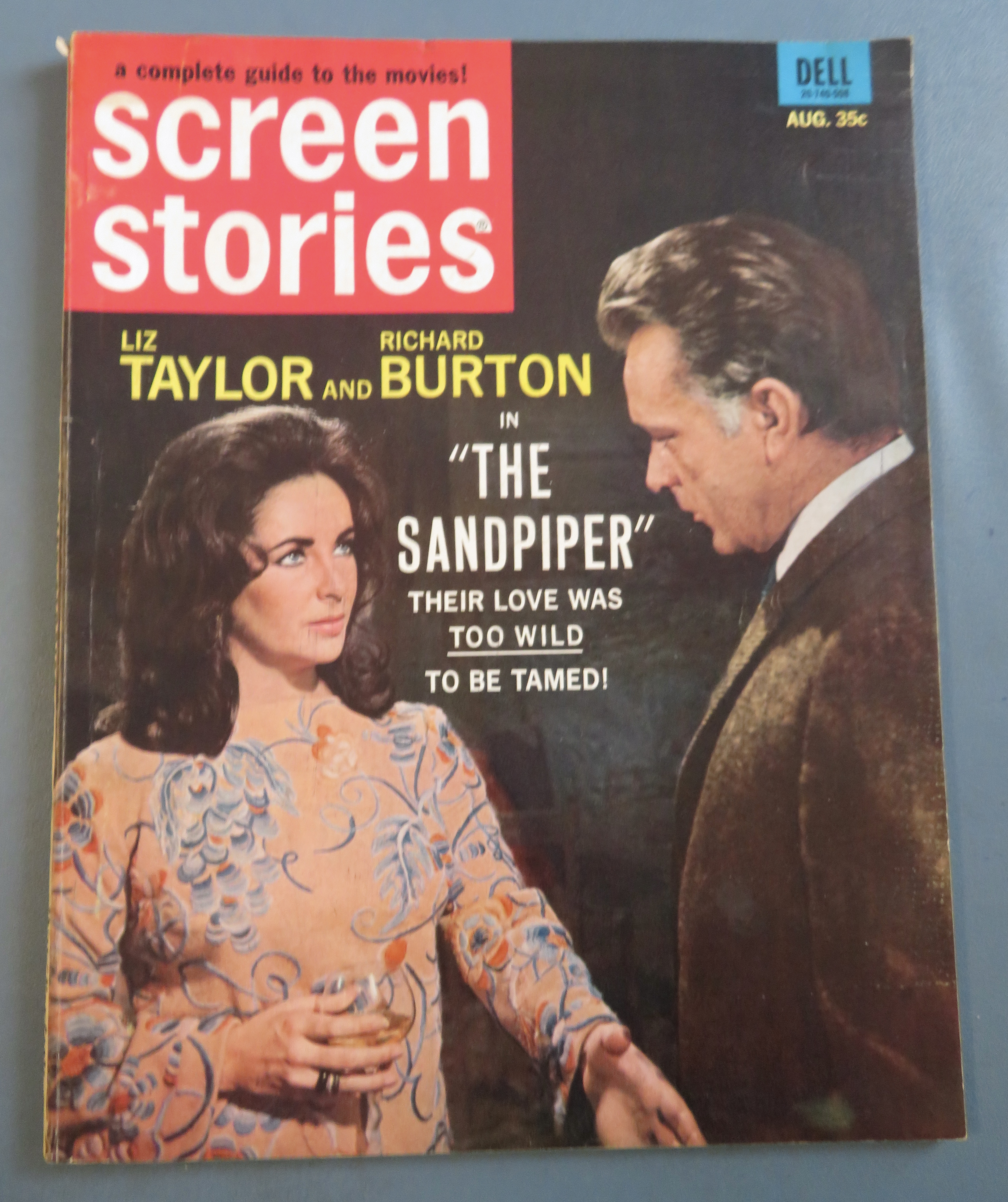 Screen Stories Magazine August 1965 Liz & Richard