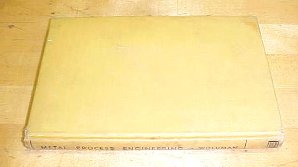 Metal Process Engineering 1948 1st Edition