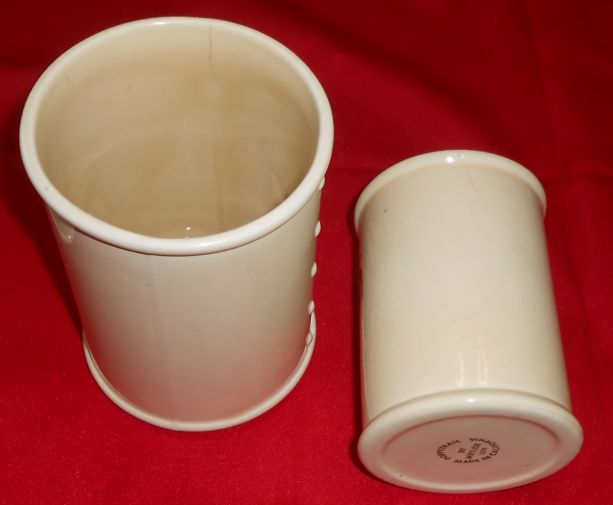 Metlox Pottery Poppy Trail California Provincial Set/4