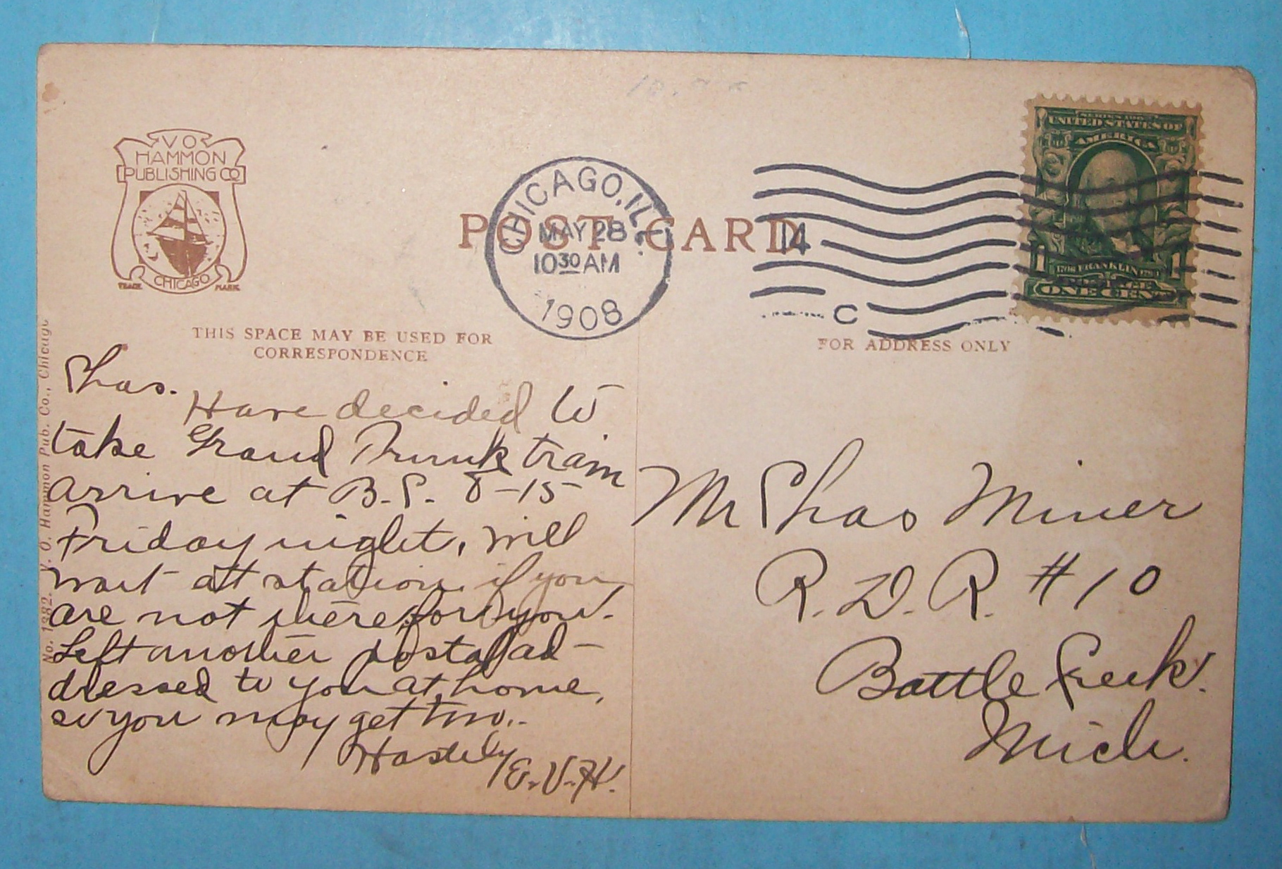East Board Walk In White City, Chicago Postcard