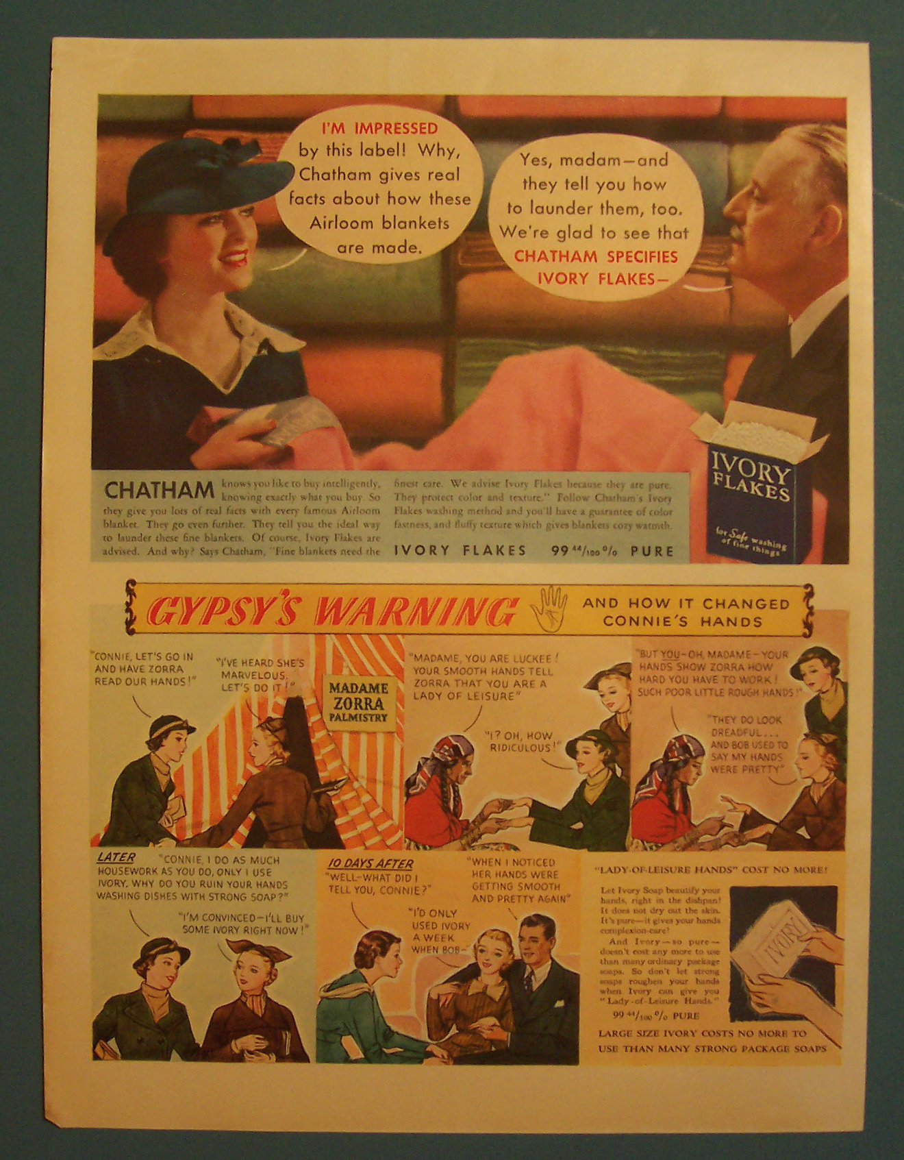 1936  Ivory  Flakes &  Soap