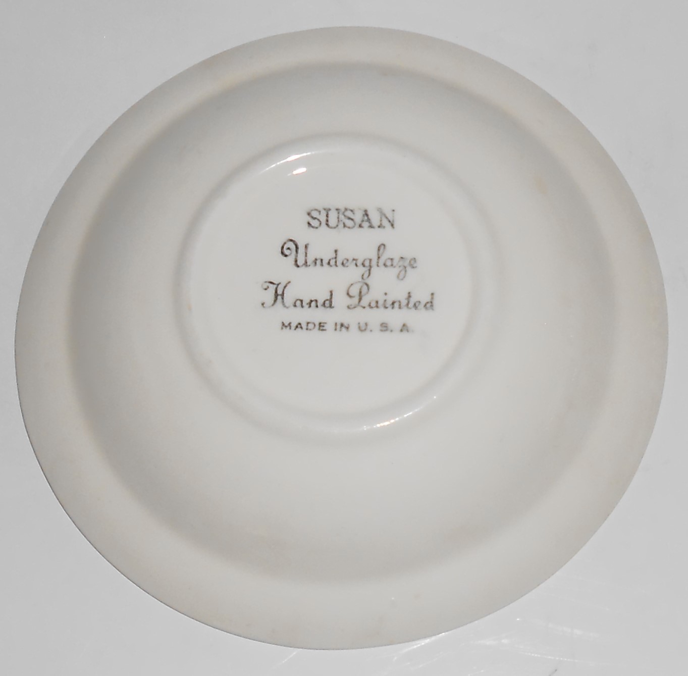 Vernon Kilns Pottery Hand Decorated Susan Fruit Bowl