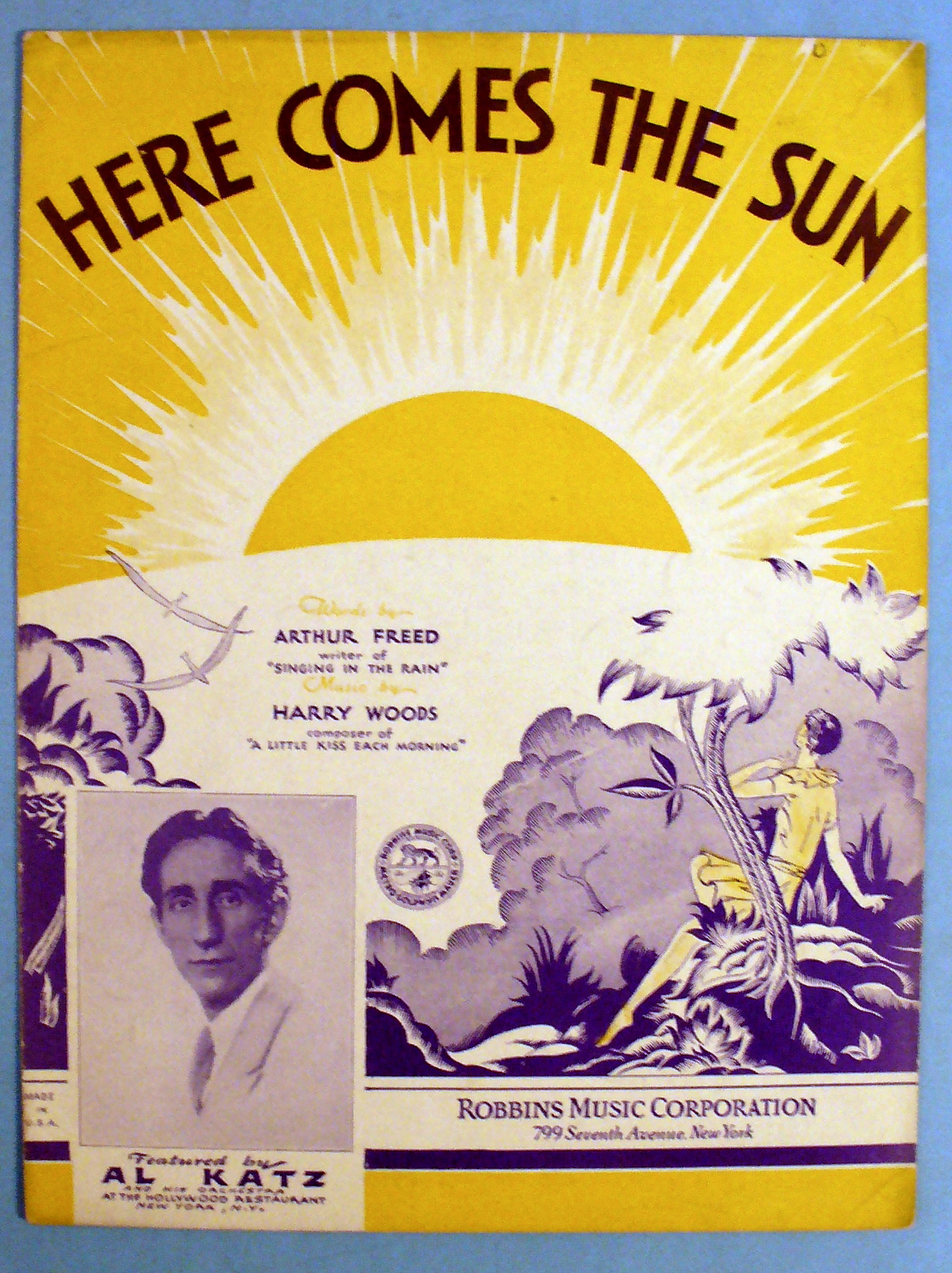 1930 Here Comes The Sun by Harry Woods
