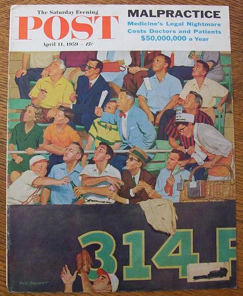 Saturday Evening Post Cover-April 11, 1959-Dick Sargent