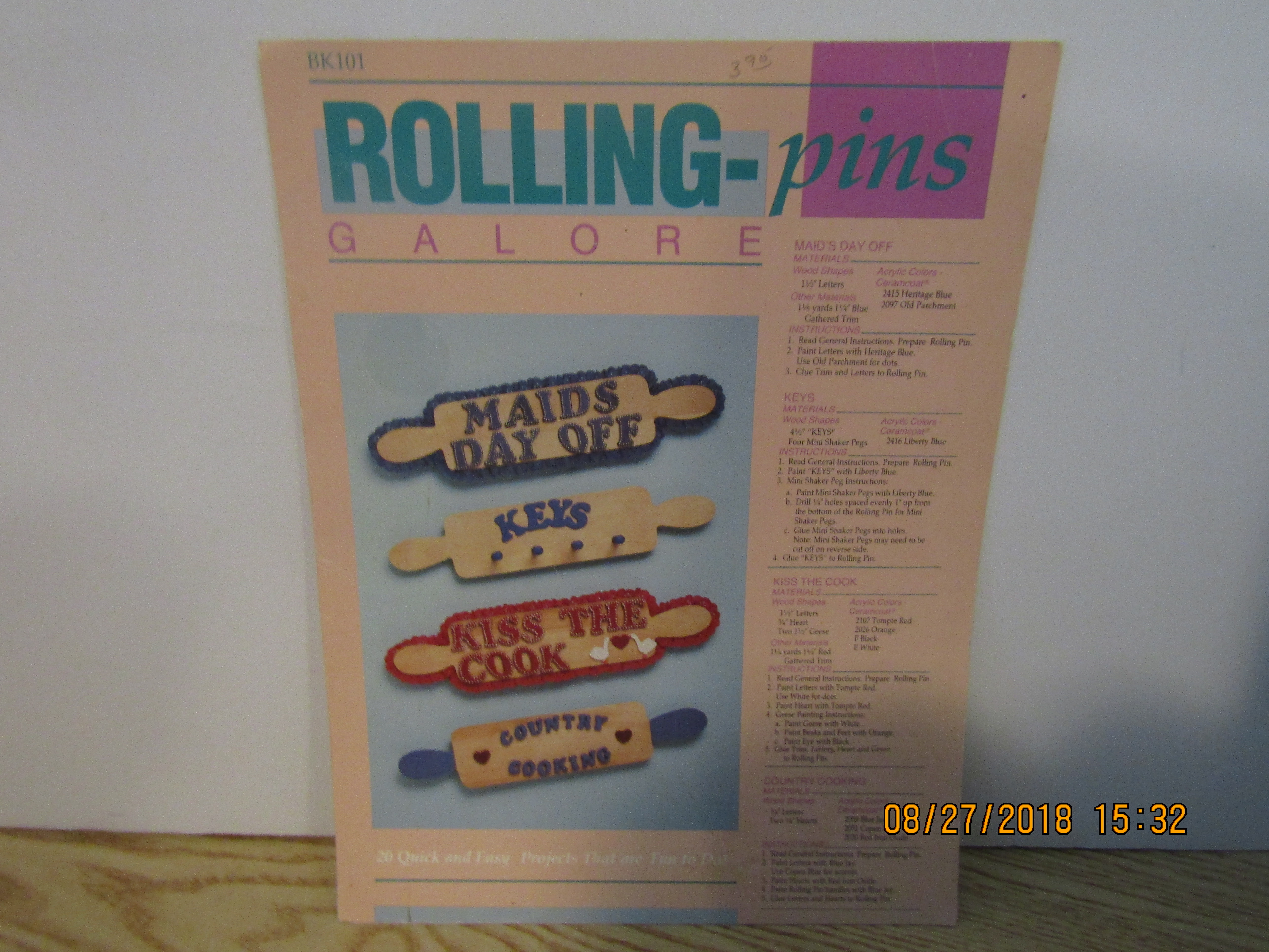 Craft Book Craft Corner Rolling-Pins Galore #3