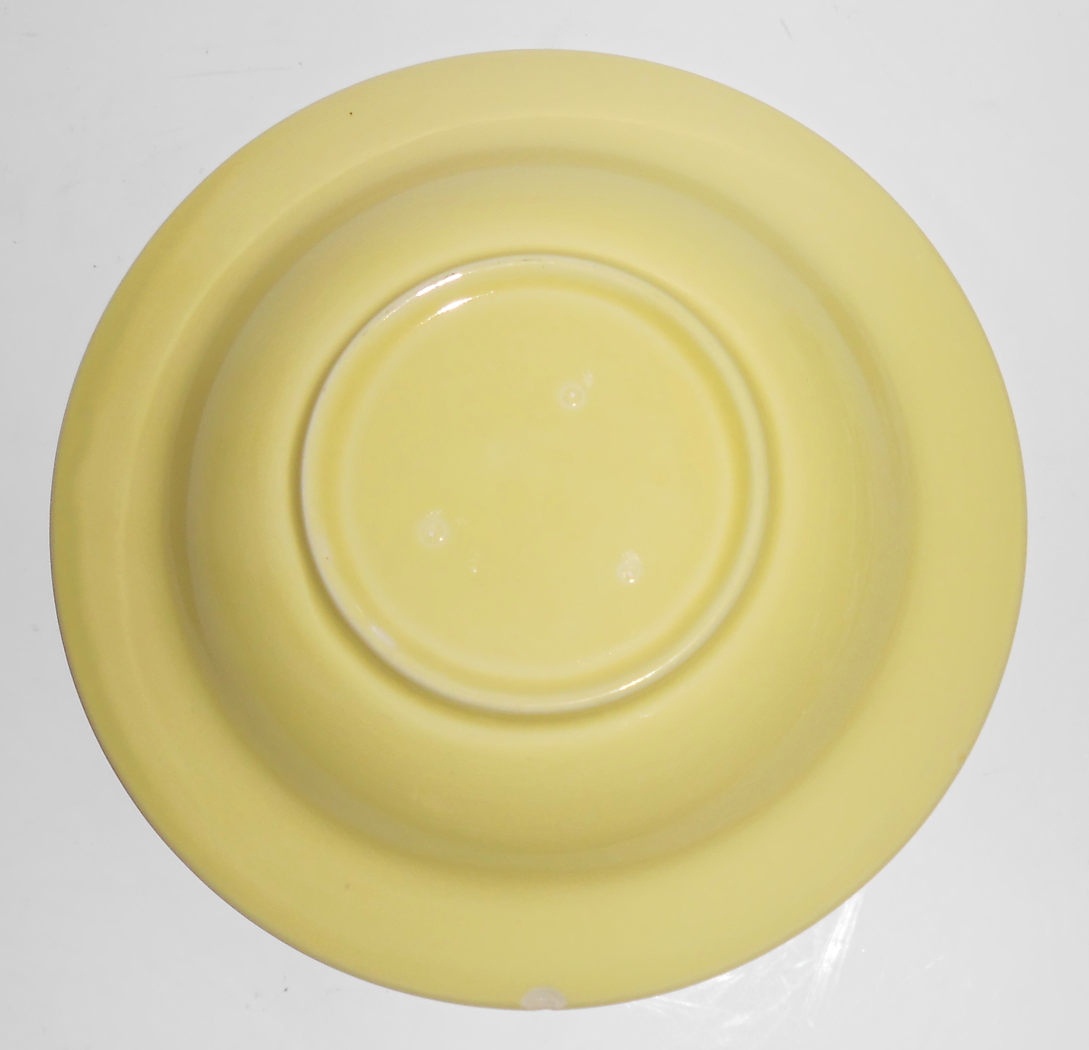 Coors Pottery Rosebud Early Yellow Rimmed Soup Bowl