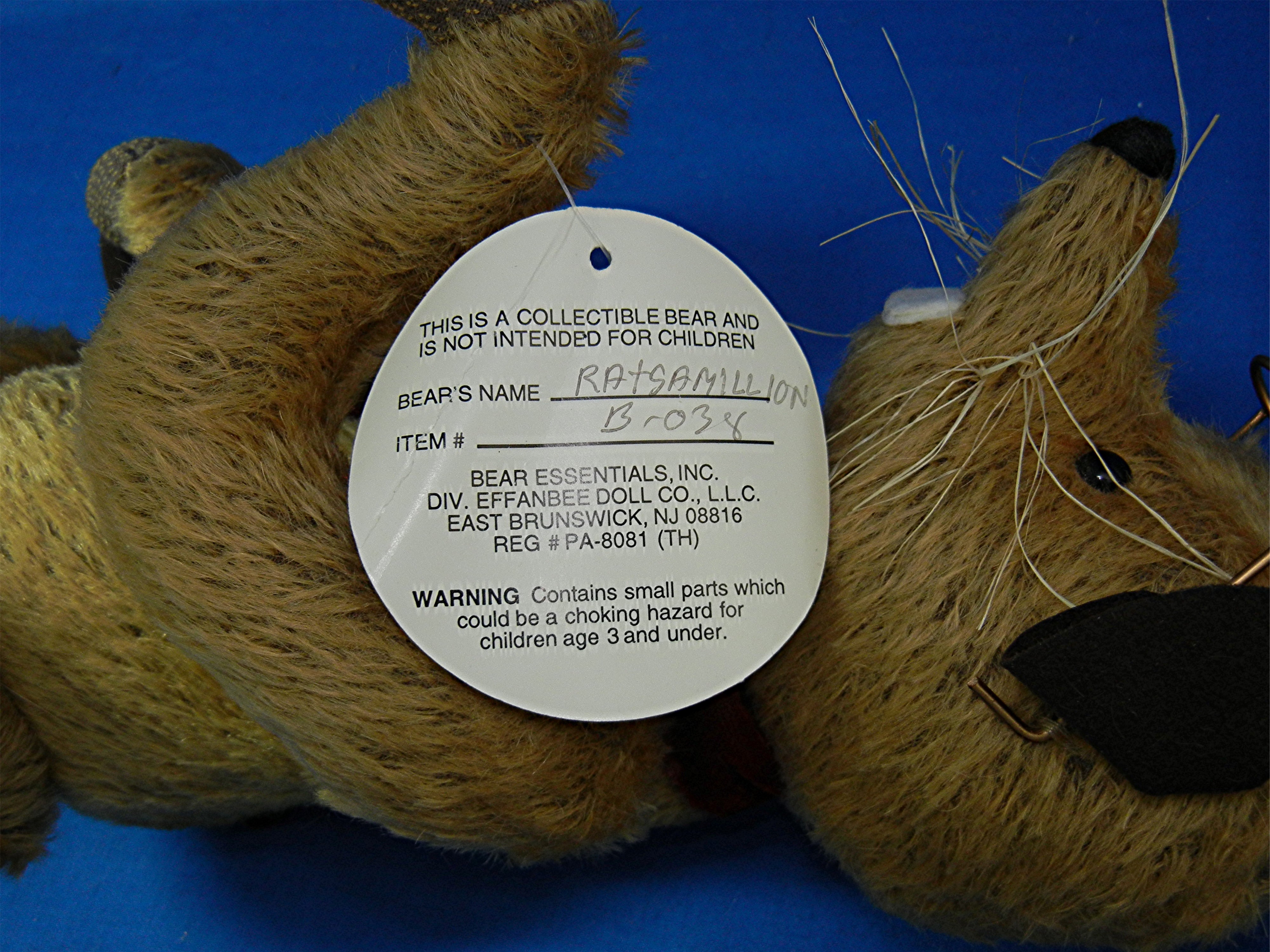Mohair Mouse by Yolanda Levy for Bear Essentials