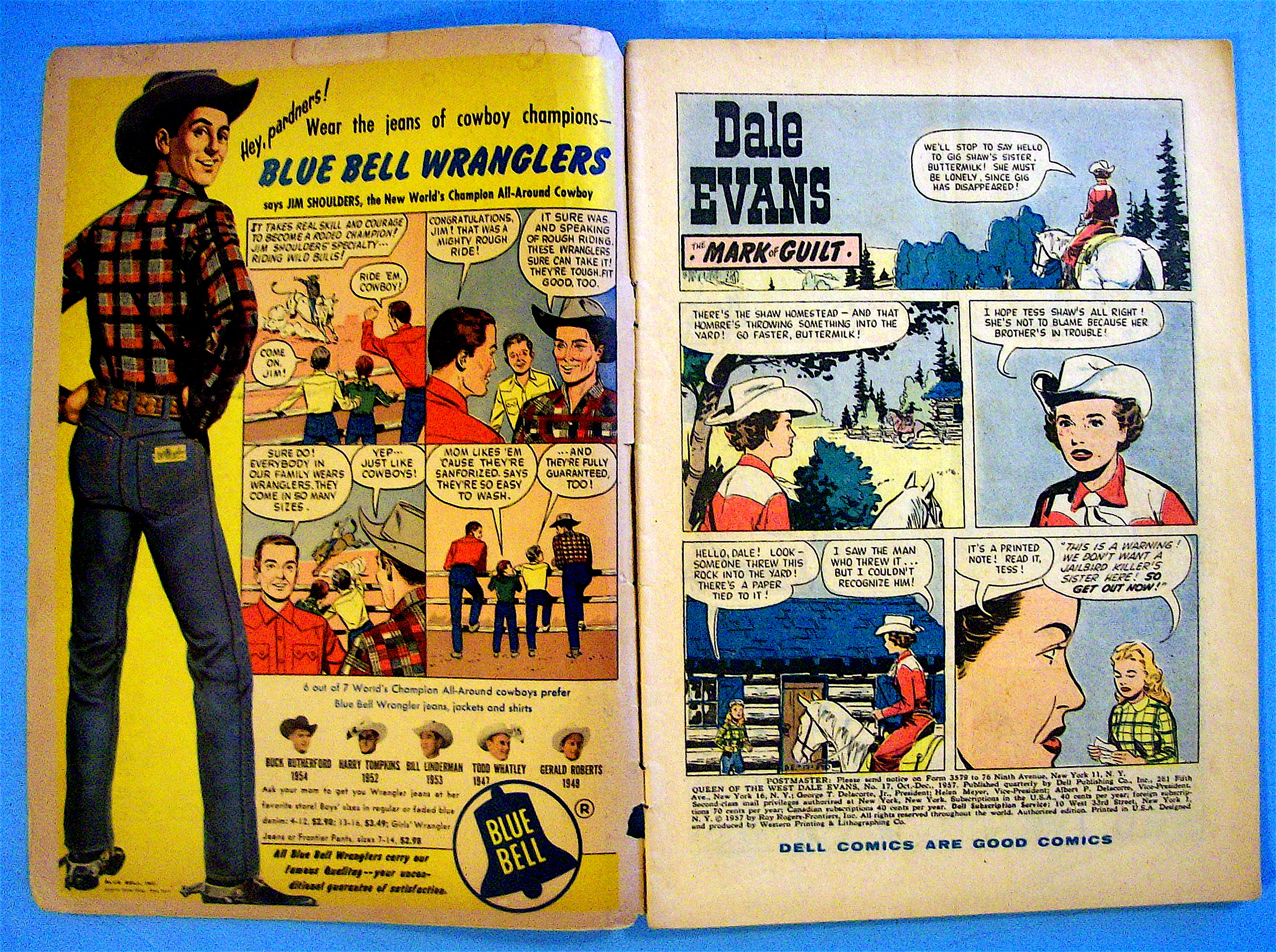 Dale Evans Queen Of The West Comic #17 October 1957