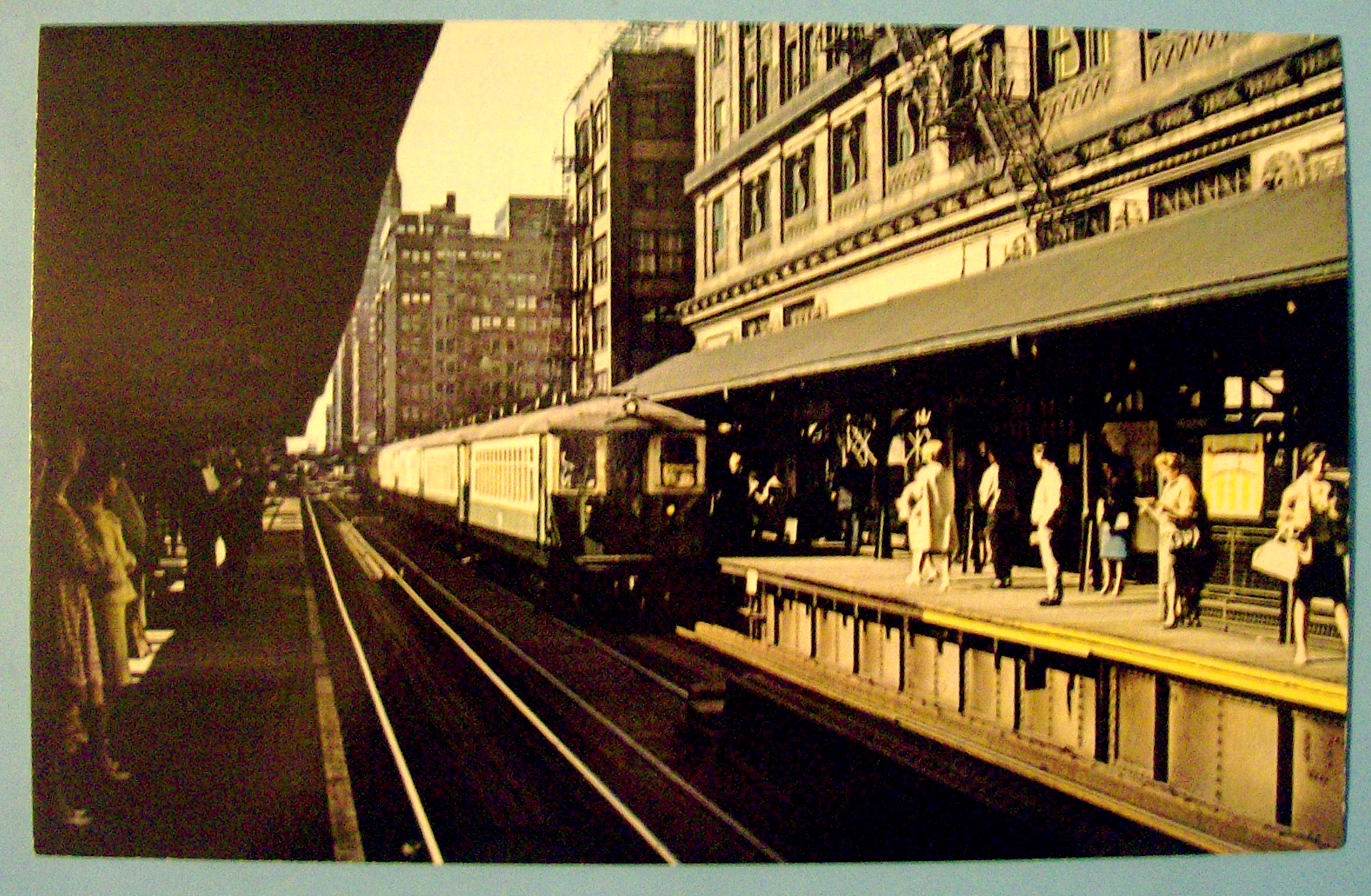 Chicago Transit Authority 4000 Series E Car Postcard