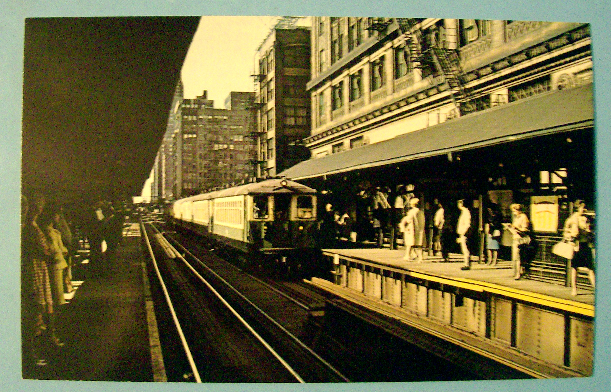 Chicago Transit Authority 4000 Series E Car Postcard