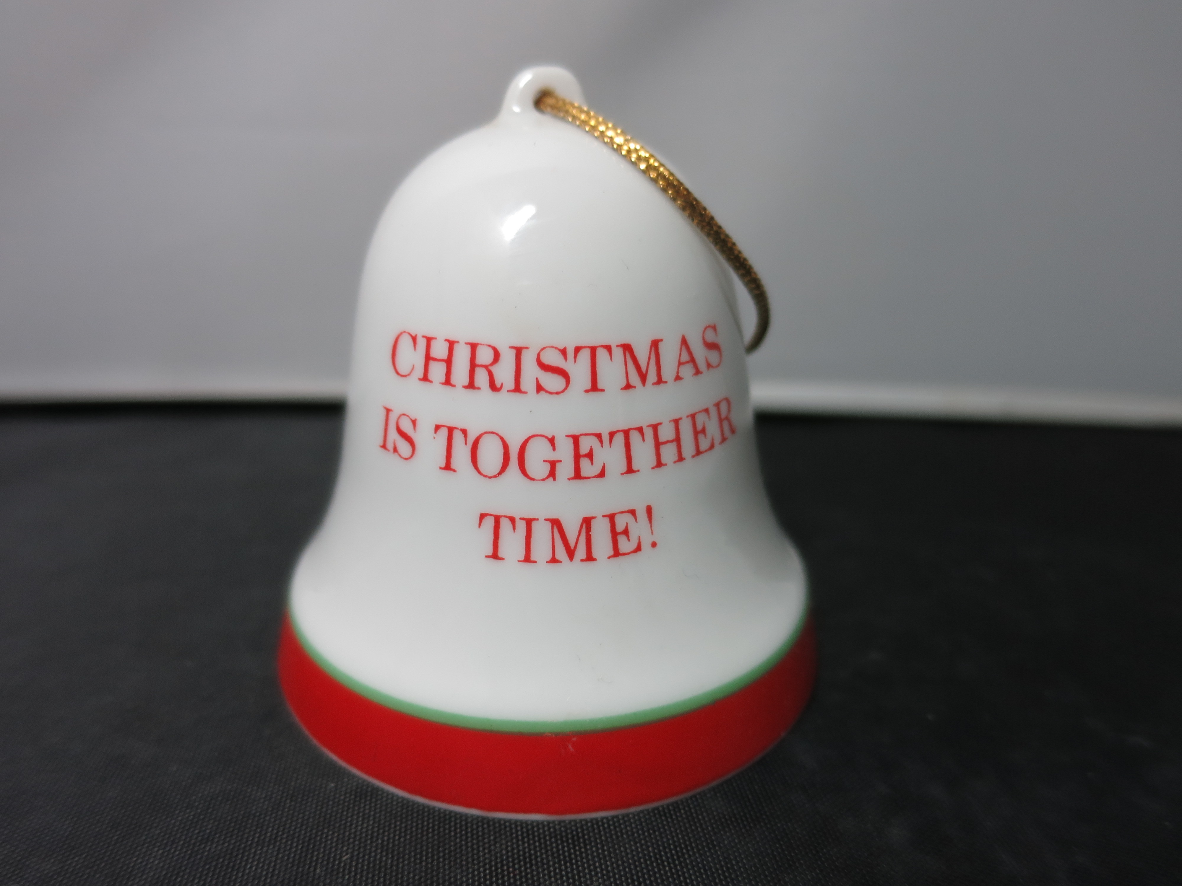 Peanuts Bell Christmas Ornament 1966 United Features Syndicate