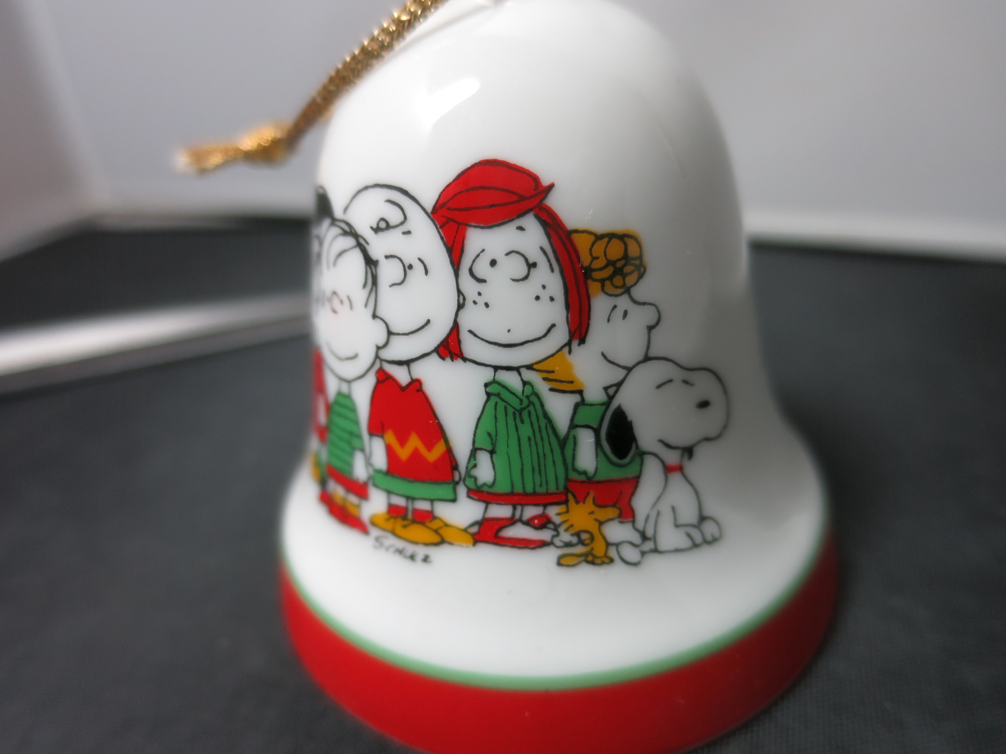 Peanuts Bell Christmas Ornament 1966 United Features Syndicate