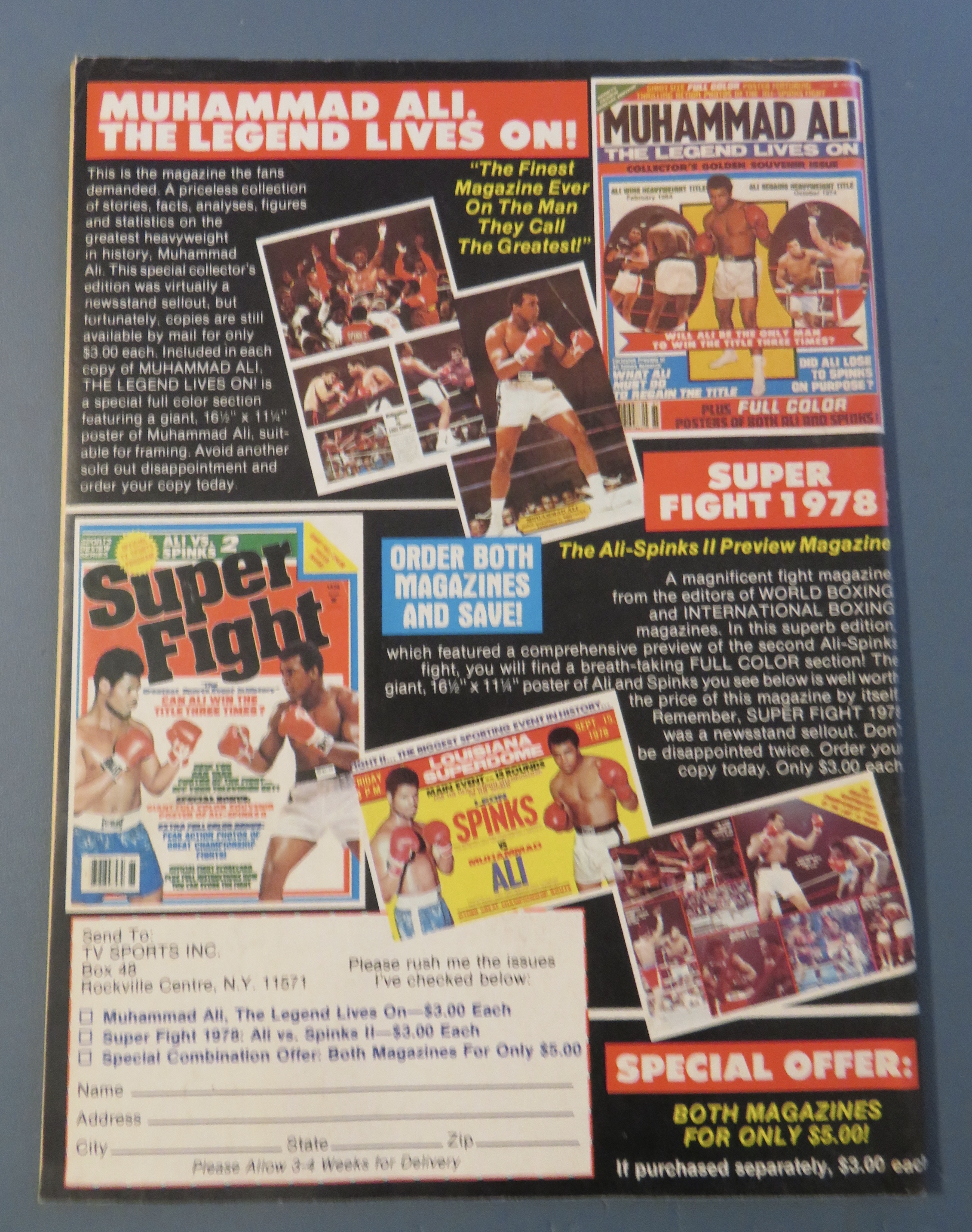 Big Book Of Boxing Magazine July 1982 Bobby Czyz