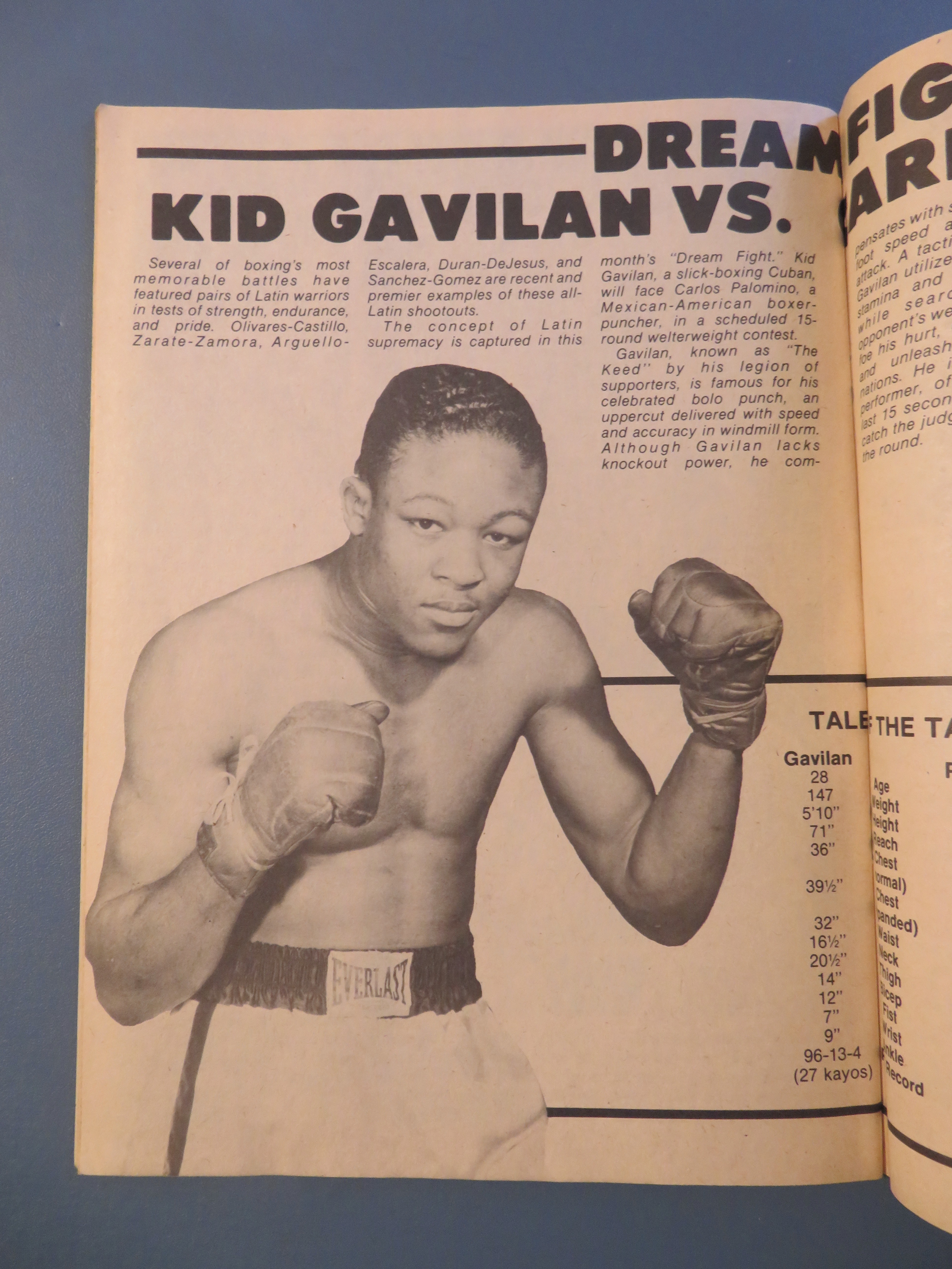 Big Book Of Boxing Magazine July 1982 Bobby Czyz