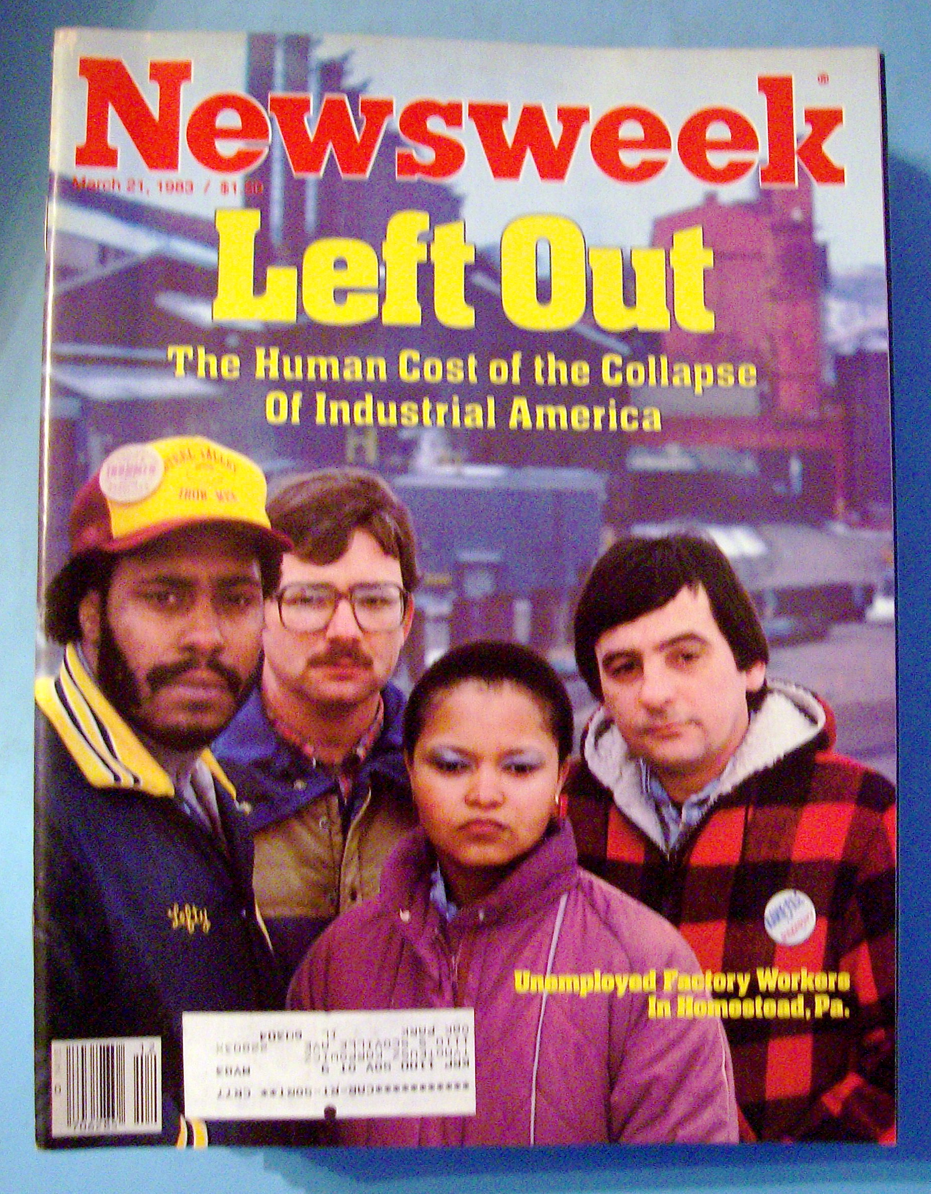 Newsweek Magazine - March 21, 1983 - Left Out
