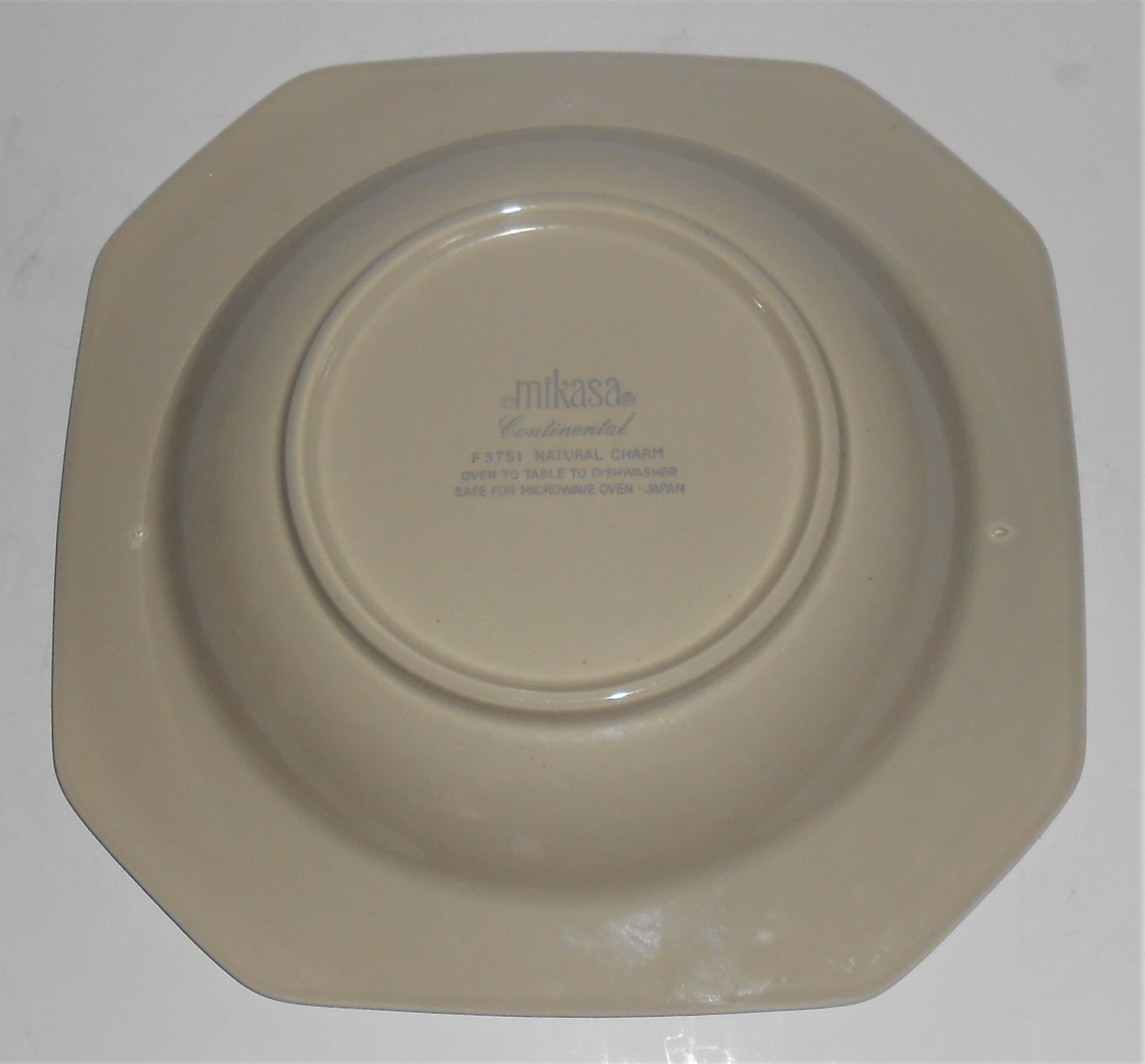 Mikasa Continental China Pottery Natural Charm Rimmed S