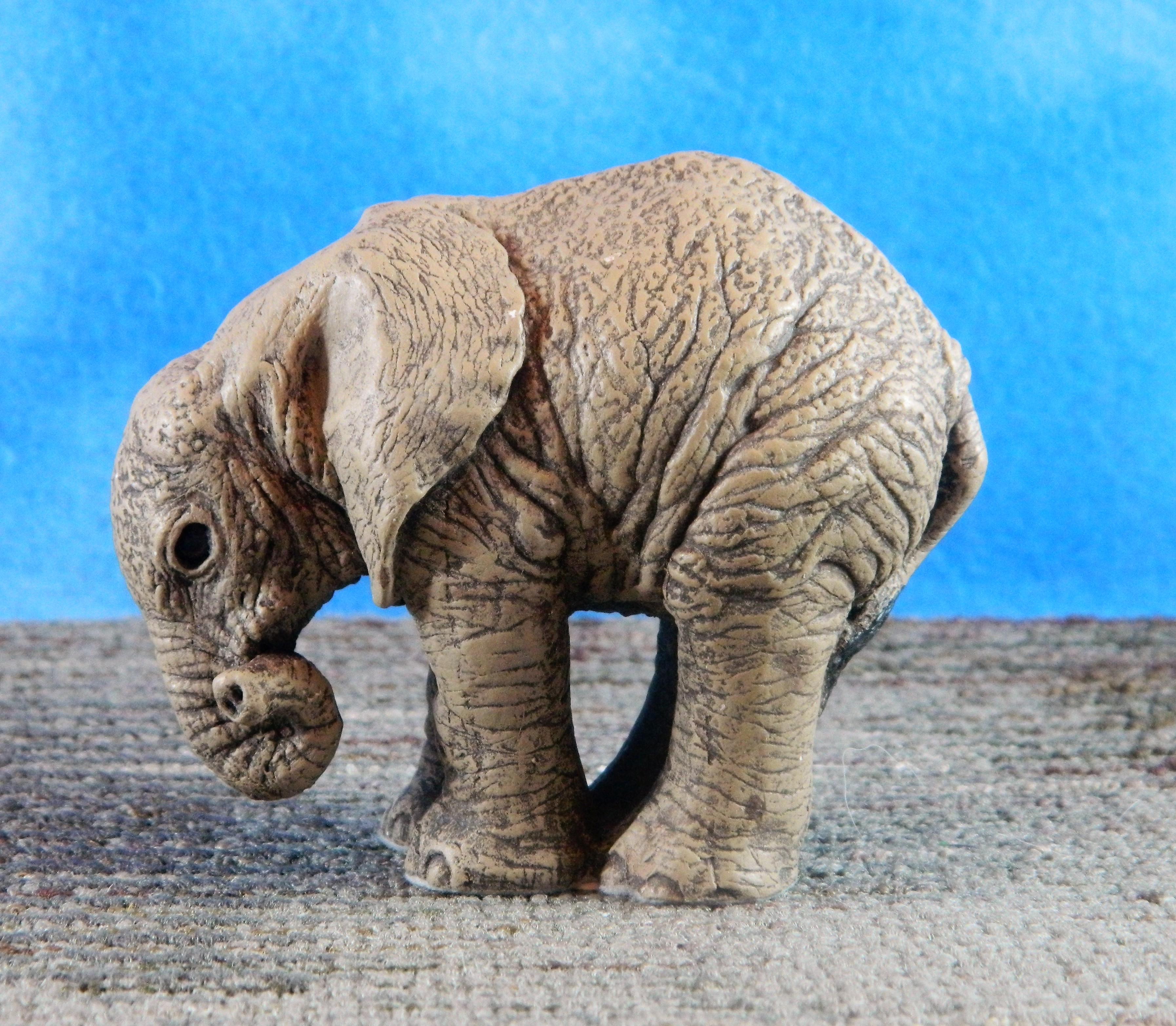 The Herd Resin Elephant Named Blue