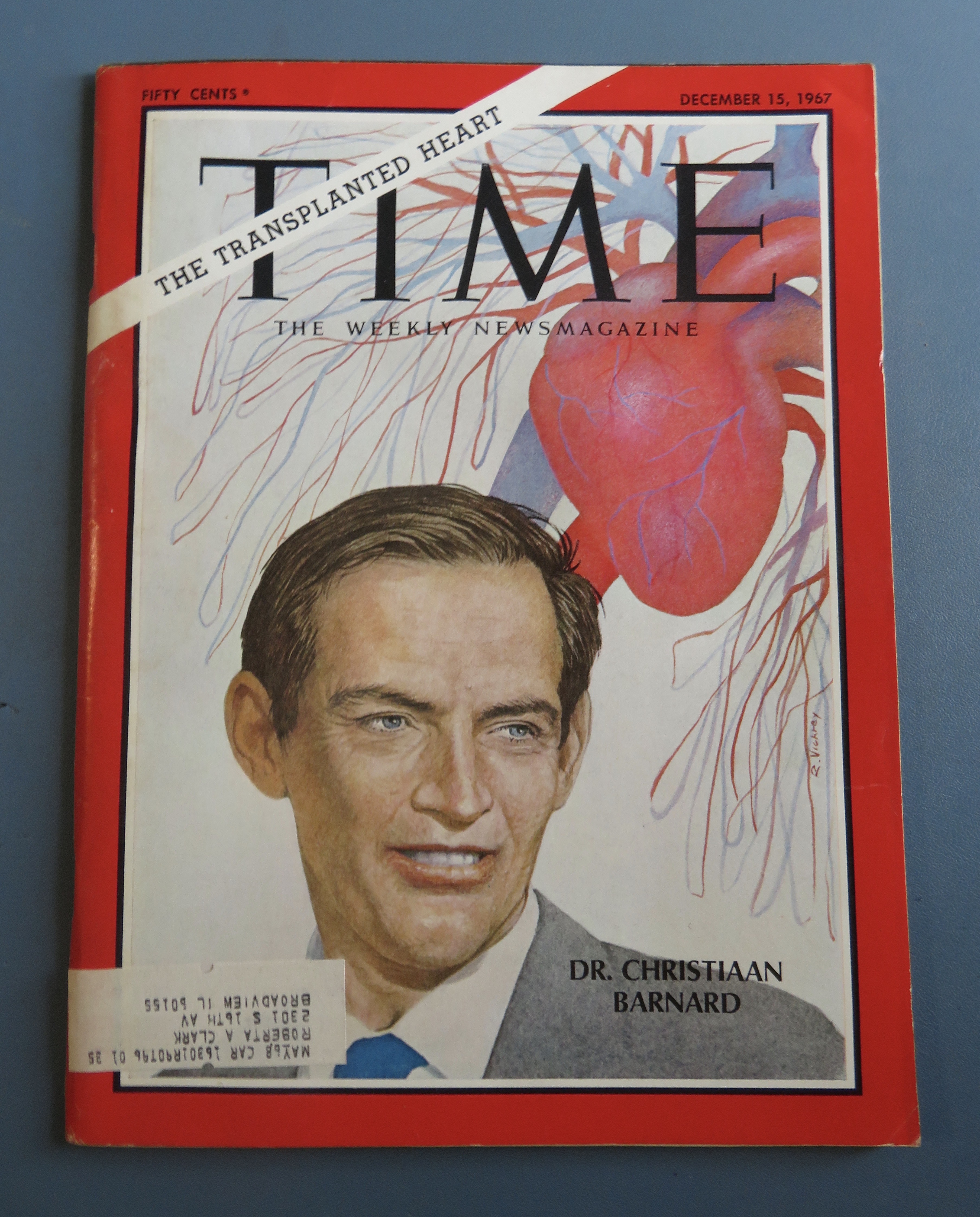 Time Magazine-December 15, 1967-Dr. Christiaan Barnard