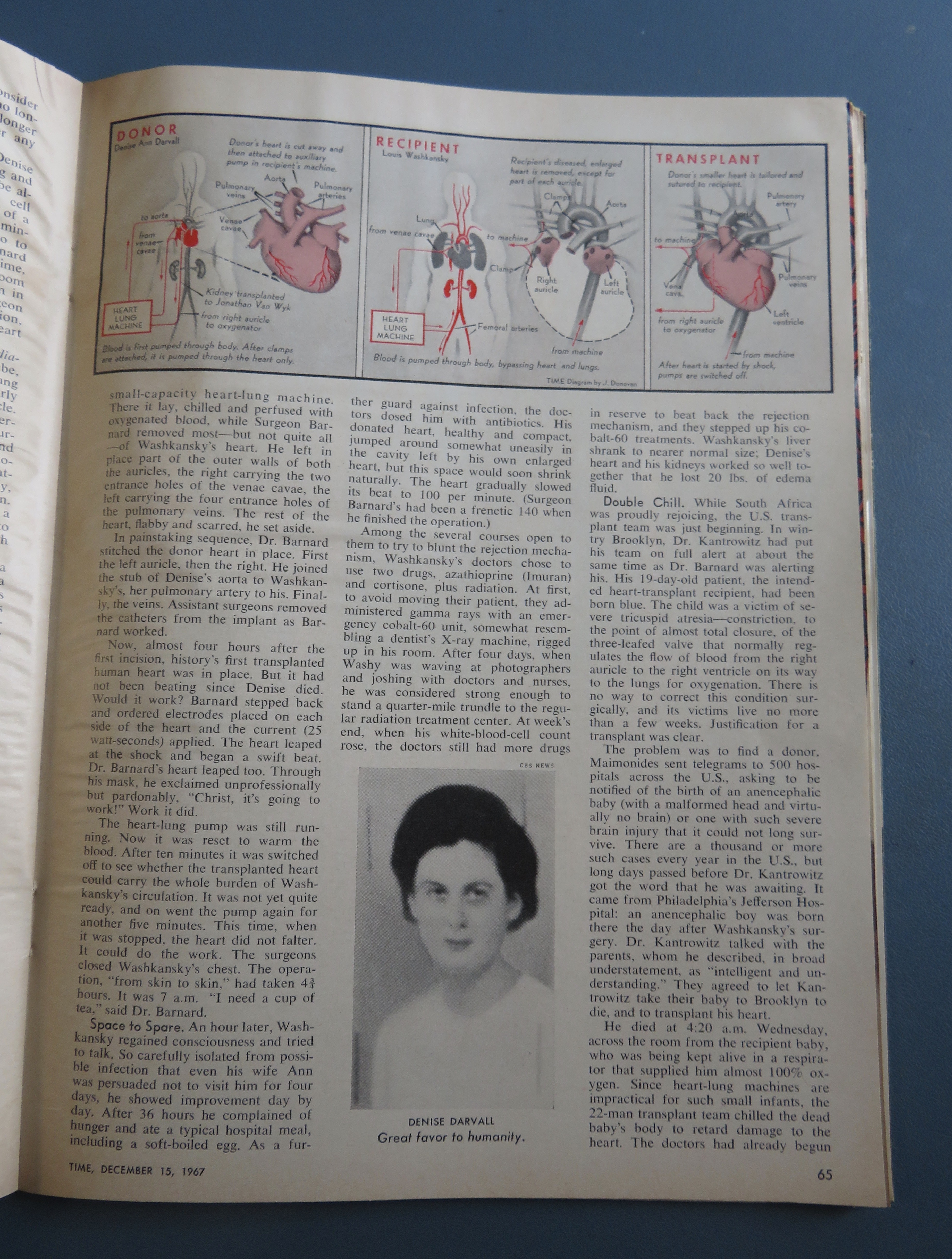 Time Magazine-December 15, 1967-Dr. Christiaan Barnard