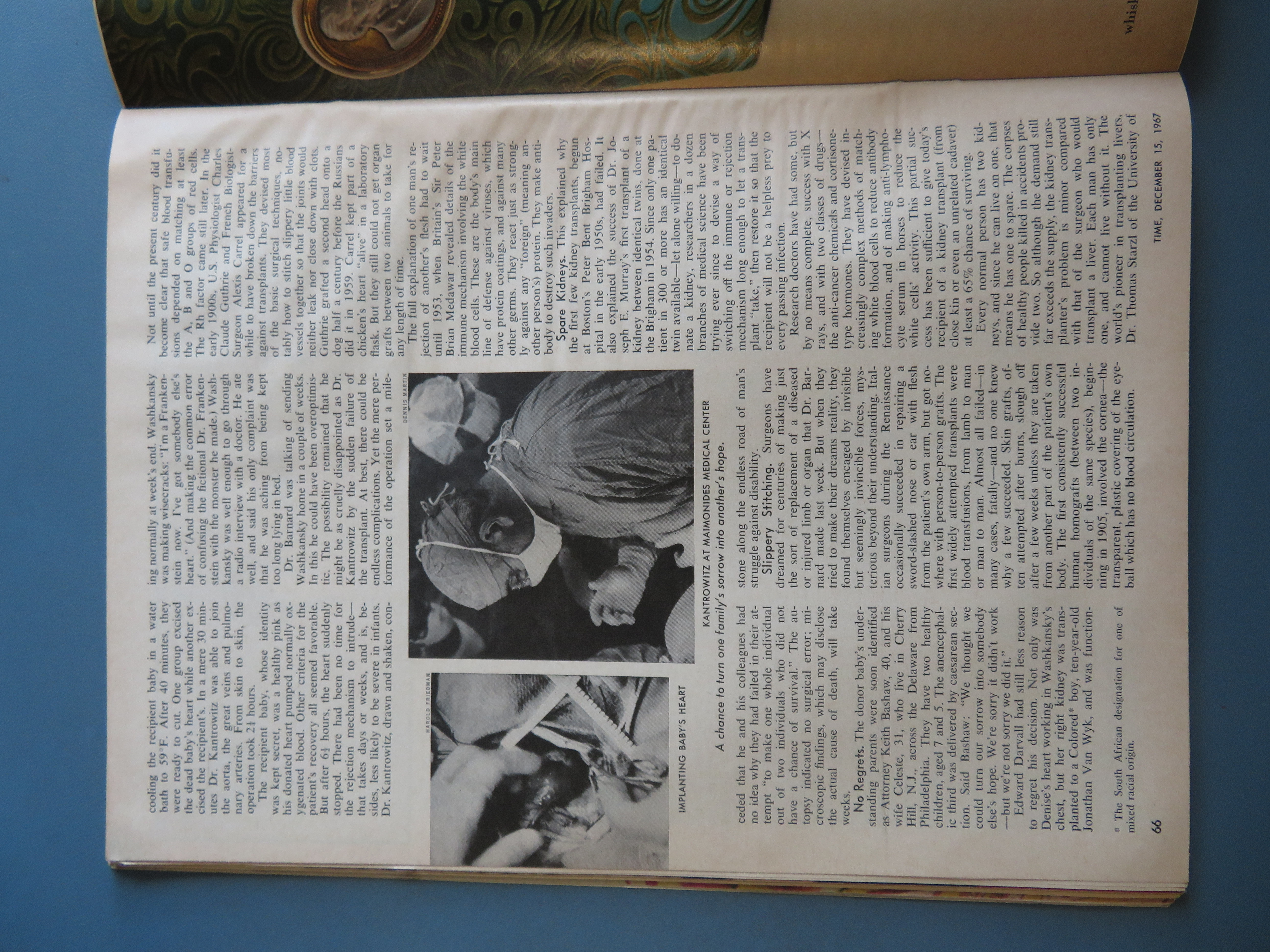 Time Magazine-December 15, 1967-Dr. Christiaan Barnard