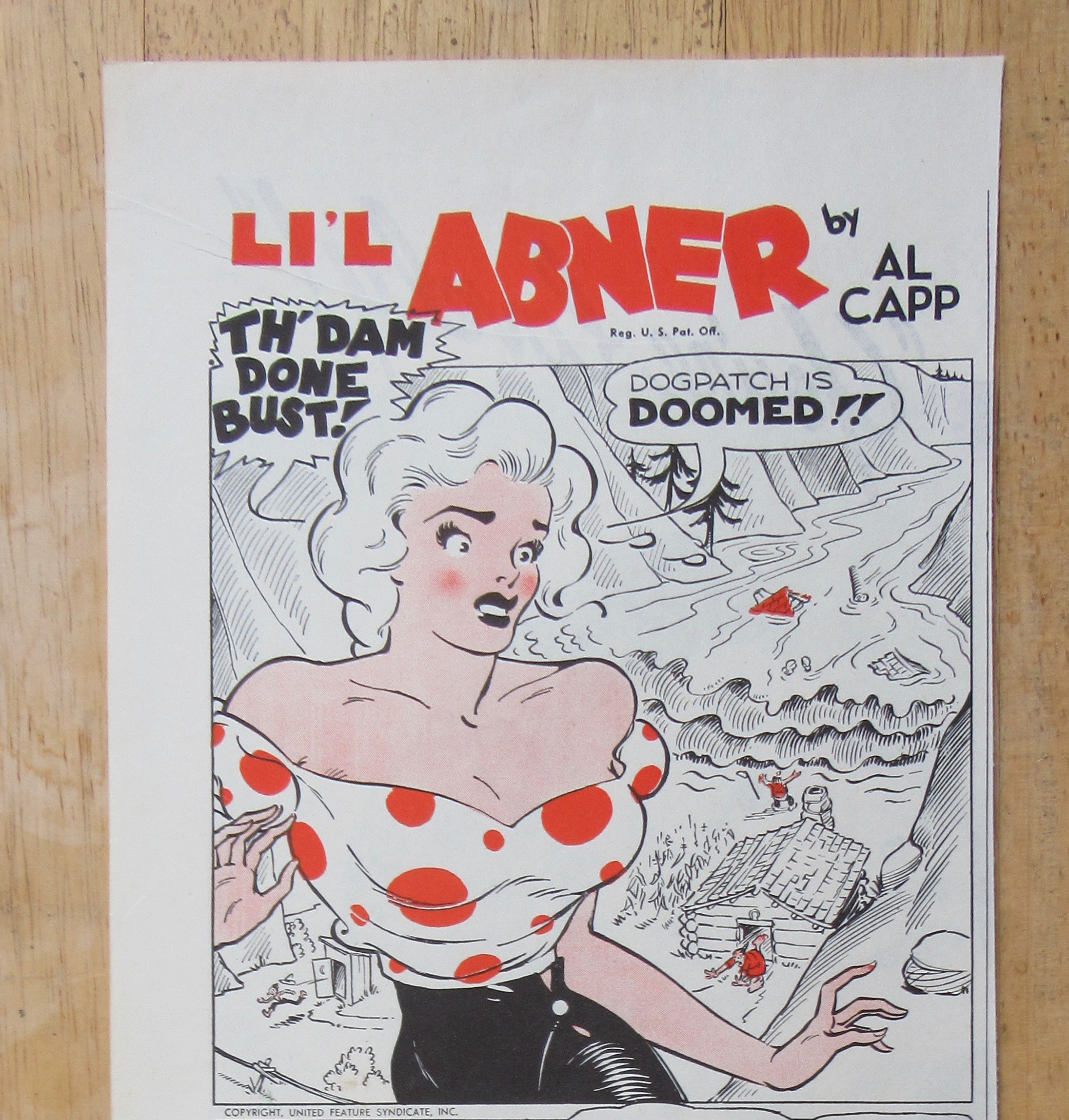 1949 Cream Of Wheat Cereal with Little Abner By Al Capp