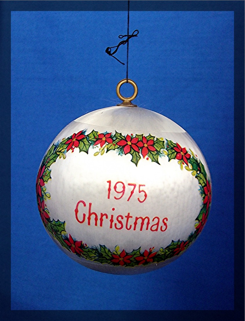 Christmas tree ornament, Raggedy Ann 1975 Christmas