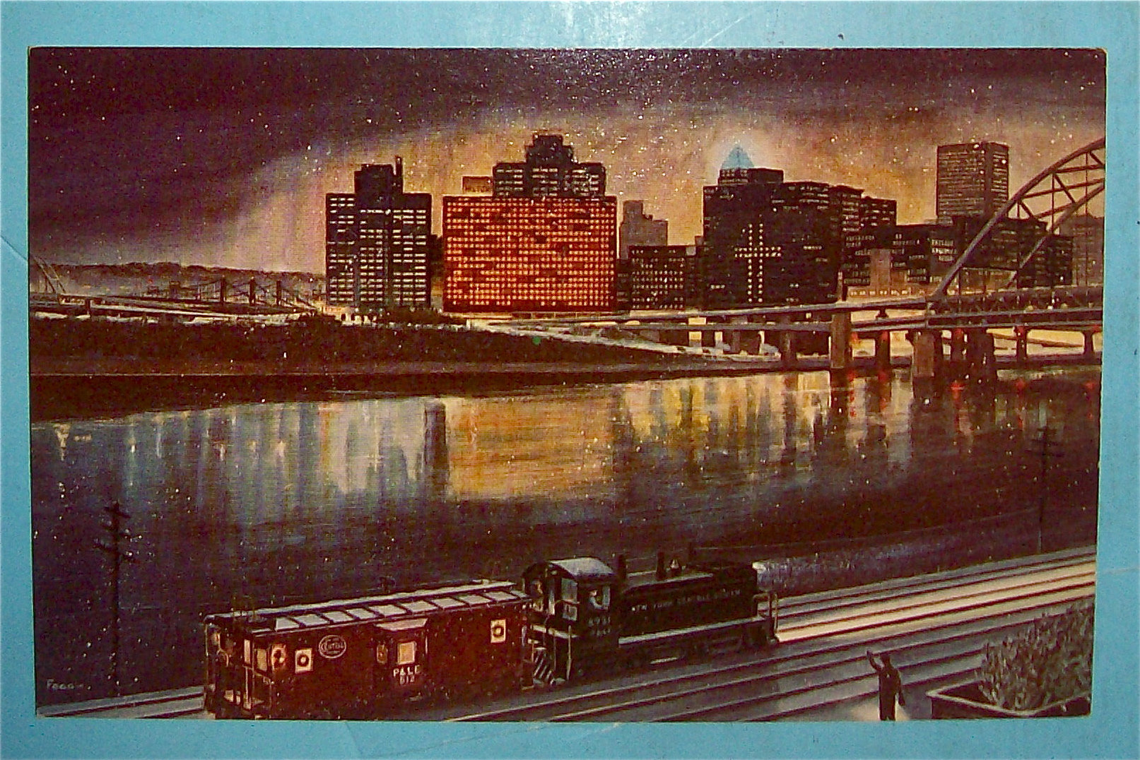 Pittsburgh's Golden Triangle Postcard