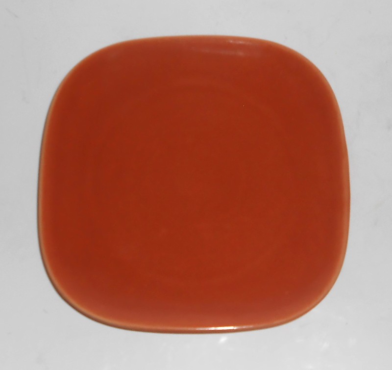 VINTAGE Franciscan Pottery Tiempo Copper Bread Plate