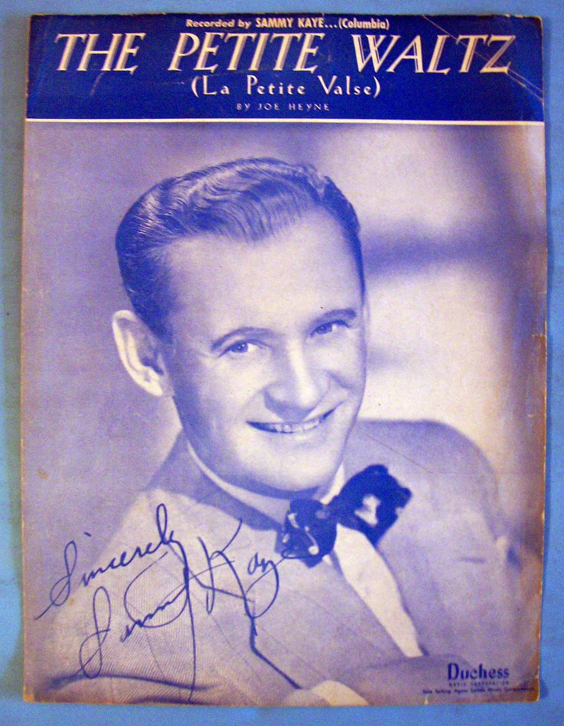 Sheet Music For 1950 The Petite Waltz (Sammy Kaye)