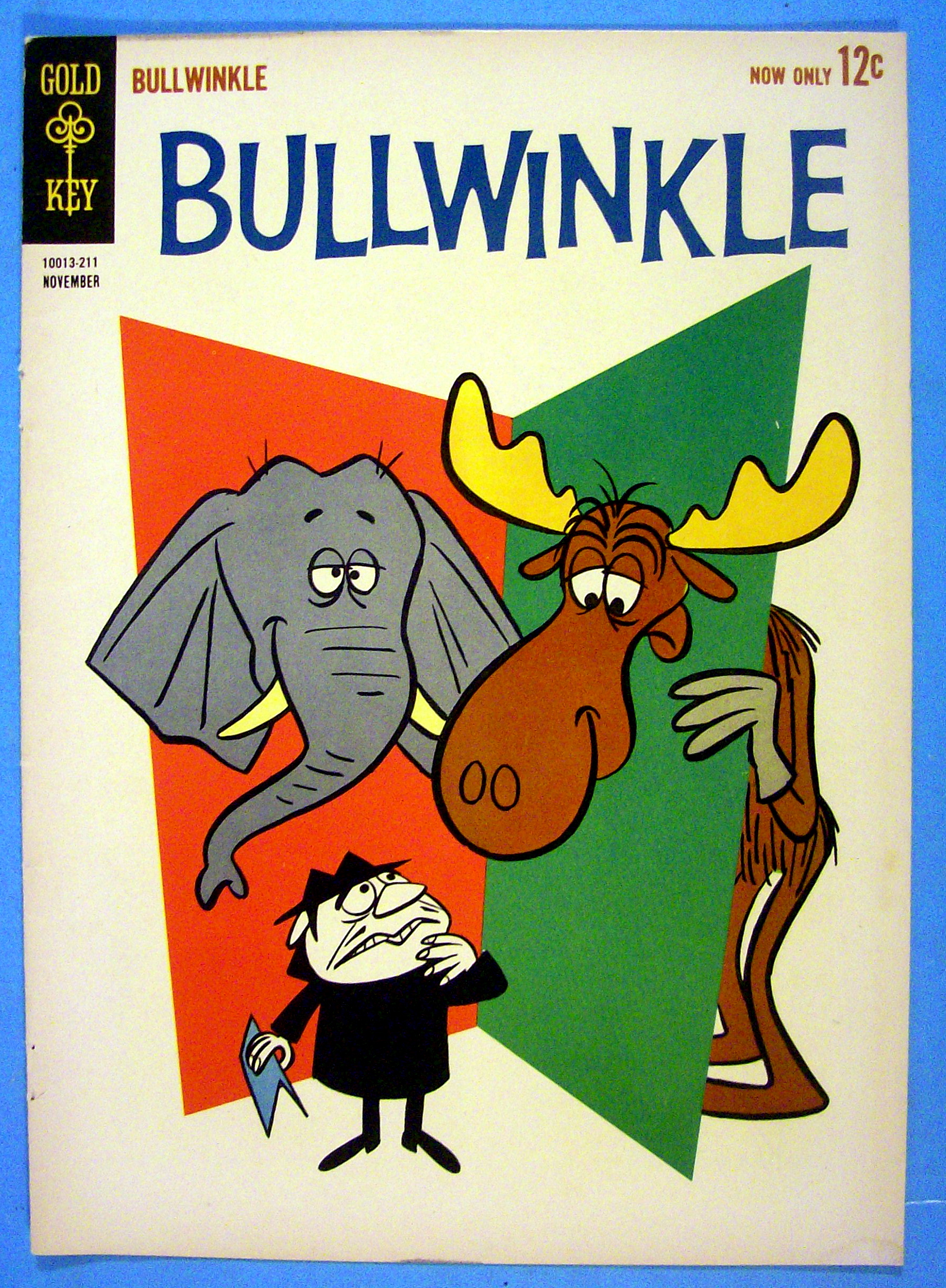 Bullwinkle Comic Cover #211 November 1962 Bullwinkle