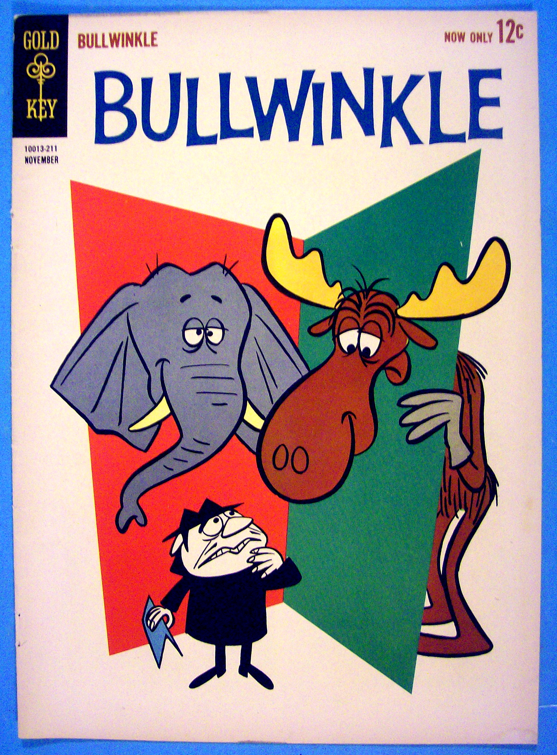 Bullwinkle Comic Cover #211 November 1962 Bullwinkle