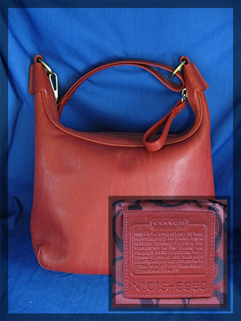 COACH Style Leather Red Bag Adjustable Strap China